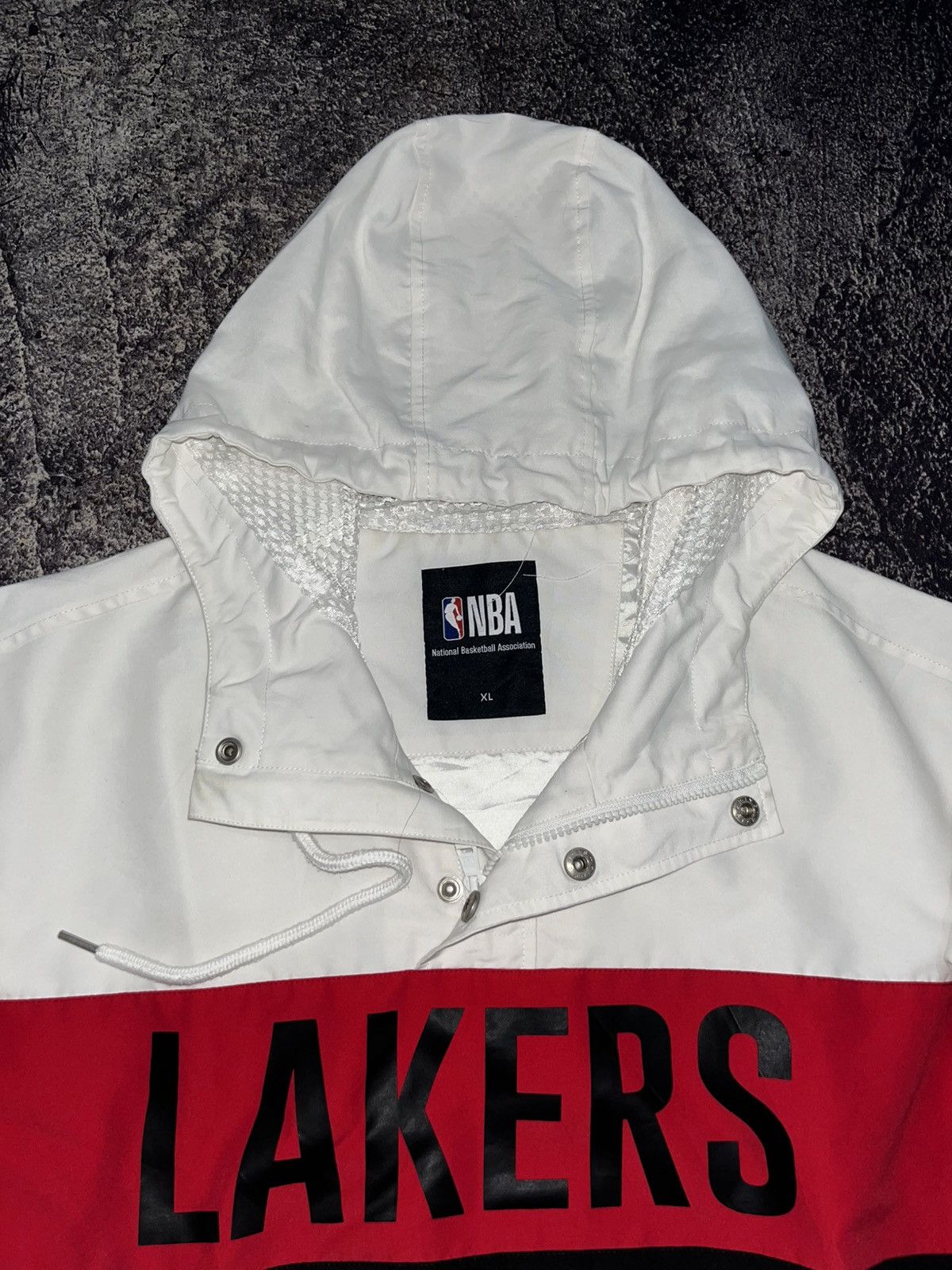 NBA Vintage Los Angeles Lakers HalfZip Windbreaker Jacket Size US XL / EU 56 / 4 - 5 Thumbnail