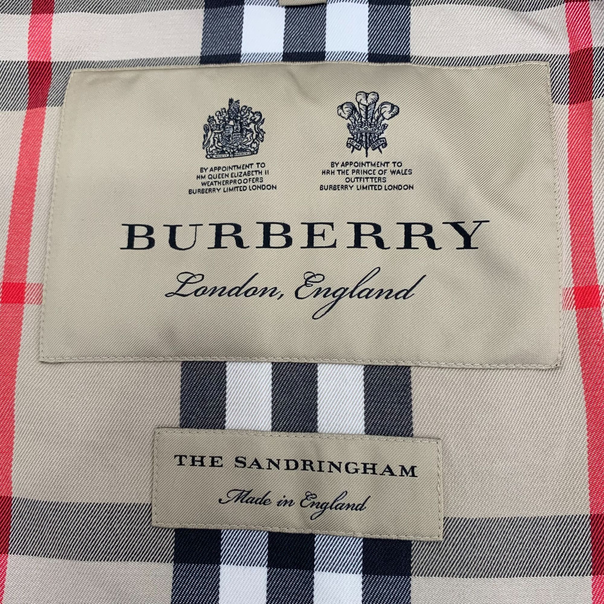 Burberry Burberry Brown Cotton Belted Trench Coat (Size 38/S) Size S / US 4 / IT 40 - 2 Thumbnail