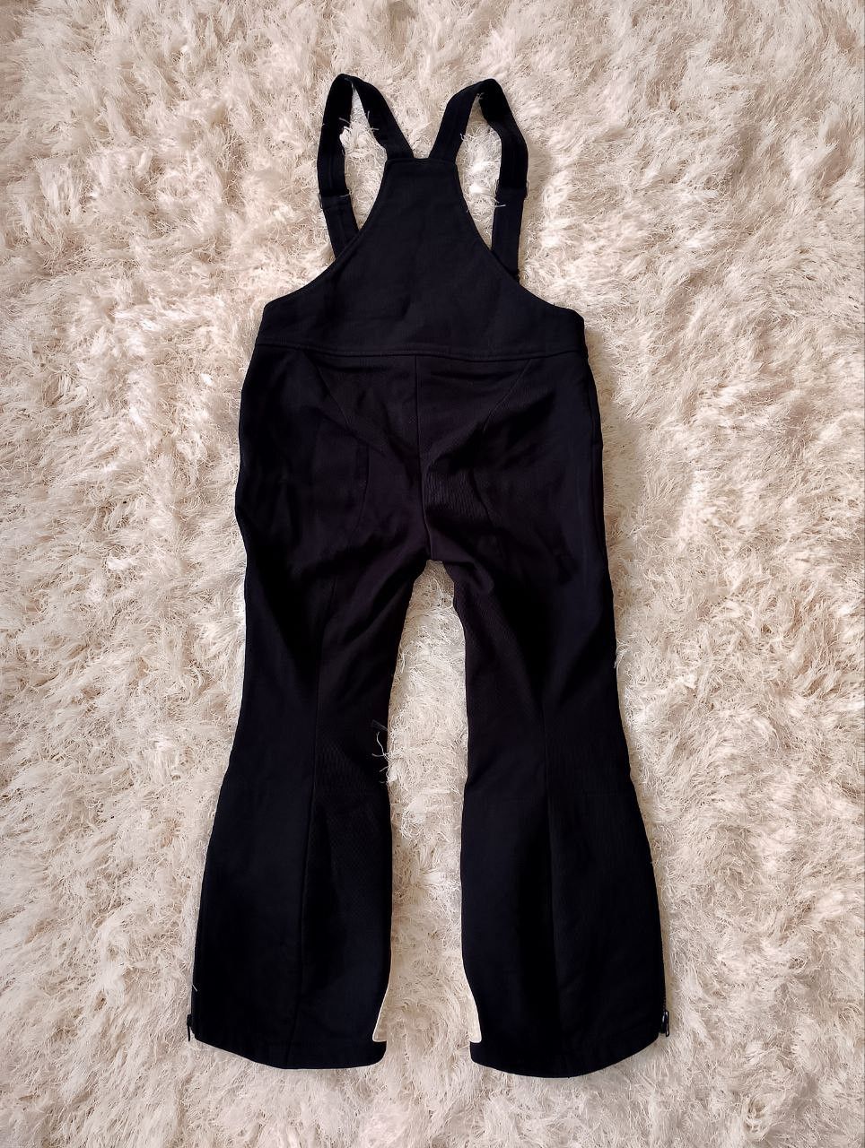 Sports Specialties POINT SQUARE Japana Fitted Solid Black Snowboard Jumpsuit Size 36" / US 14 / IT 50 - 2 Thumbnail