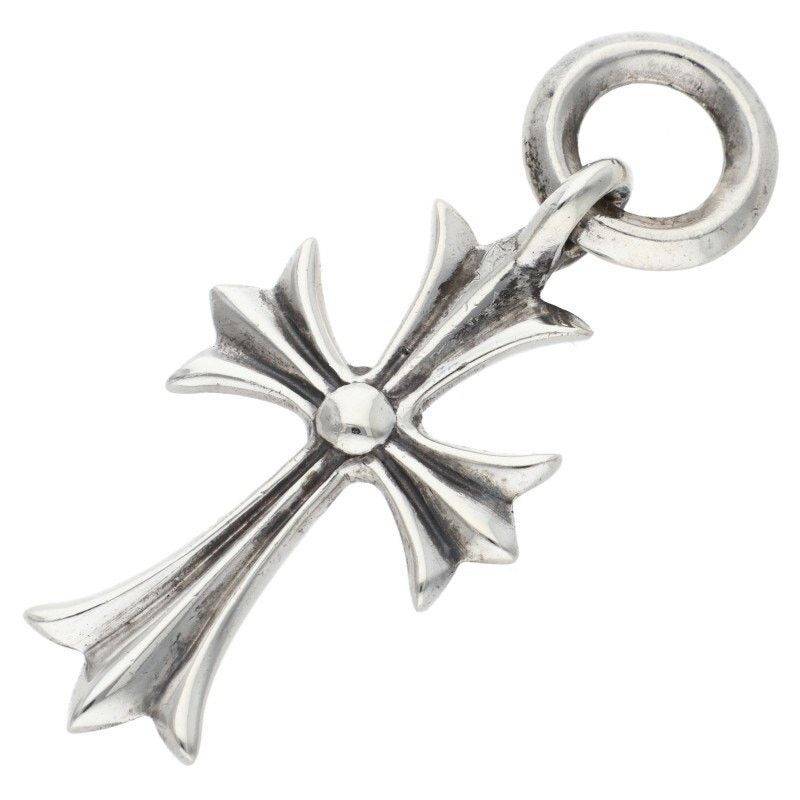 Chrome Hearts Chrome Hearts Tiny CH Cross Silver Necklace Size ONE SIZE - 1 Thumbnail