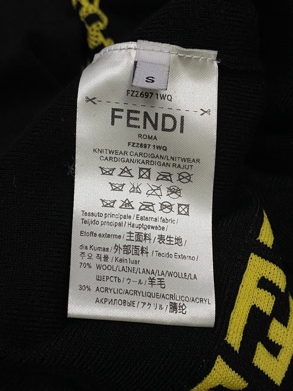 Fendi Fendi FF Tape Wool Leggings Size 28" / US 6 / IT 42 - 11 Thumbnail