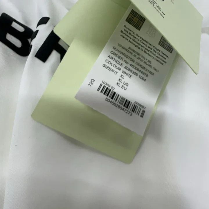 Burberry Burberry Burberry Logo Print Loose Short Sleeve T-shirt-25 Size US XL / EU 56 / 4 - 7 Thumbnail