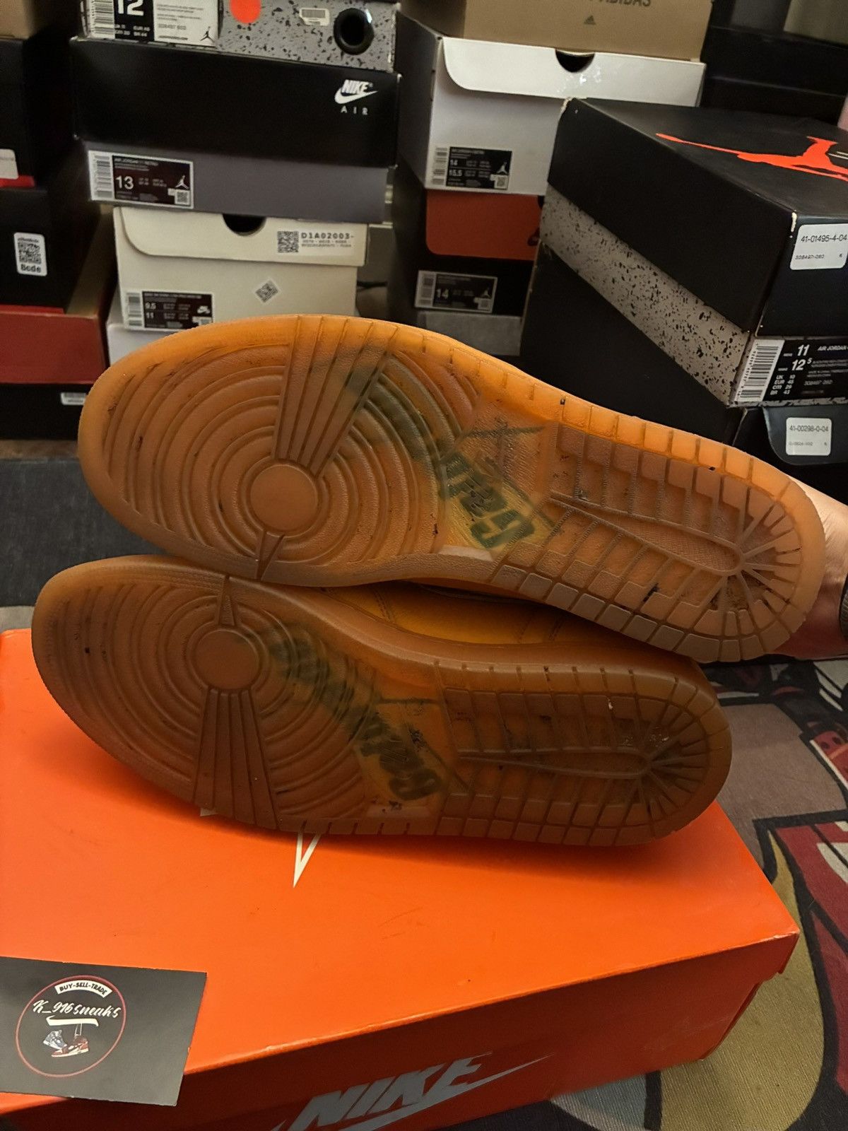 Jordan Brand Jordan 1 Gatorade orange Size US 14 / EU 47 - 6 Thumbnail