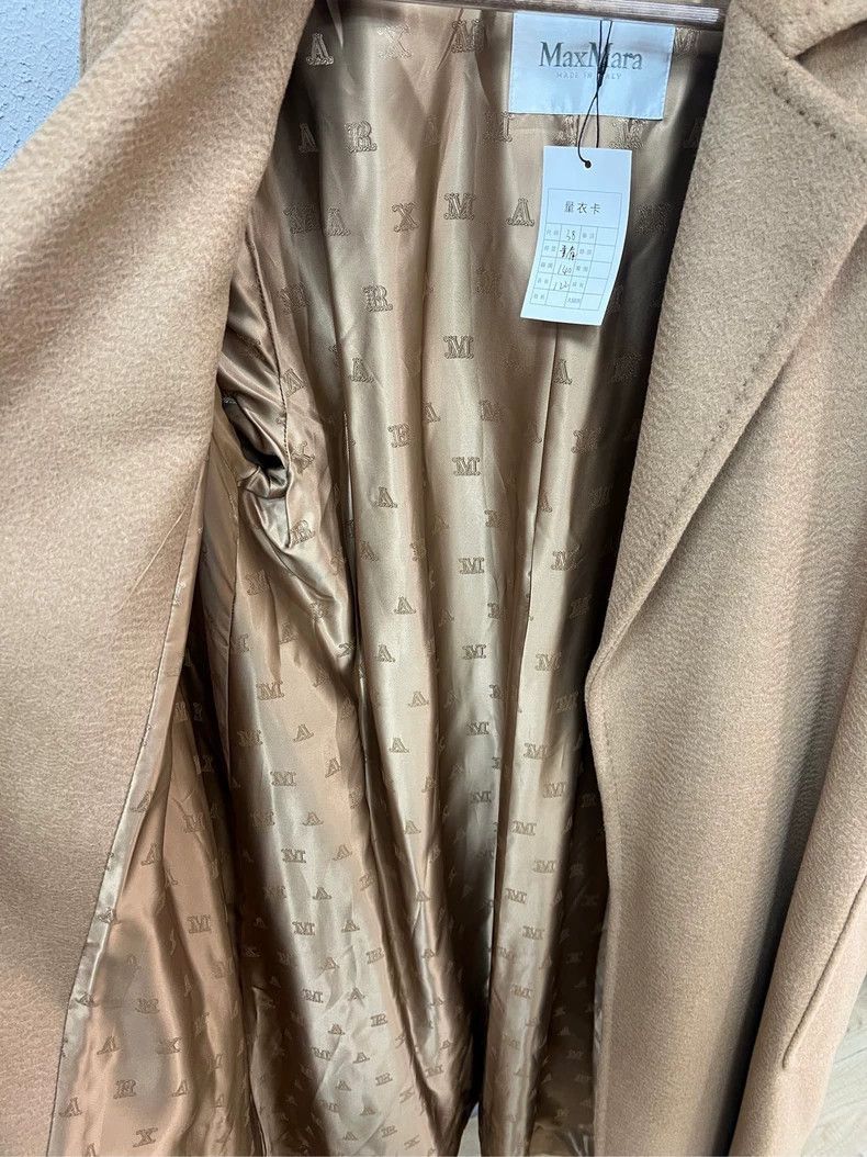 Max Mara Max Mara Camel coat Size L / US 10 / IT 46 - 3 Thumbnail