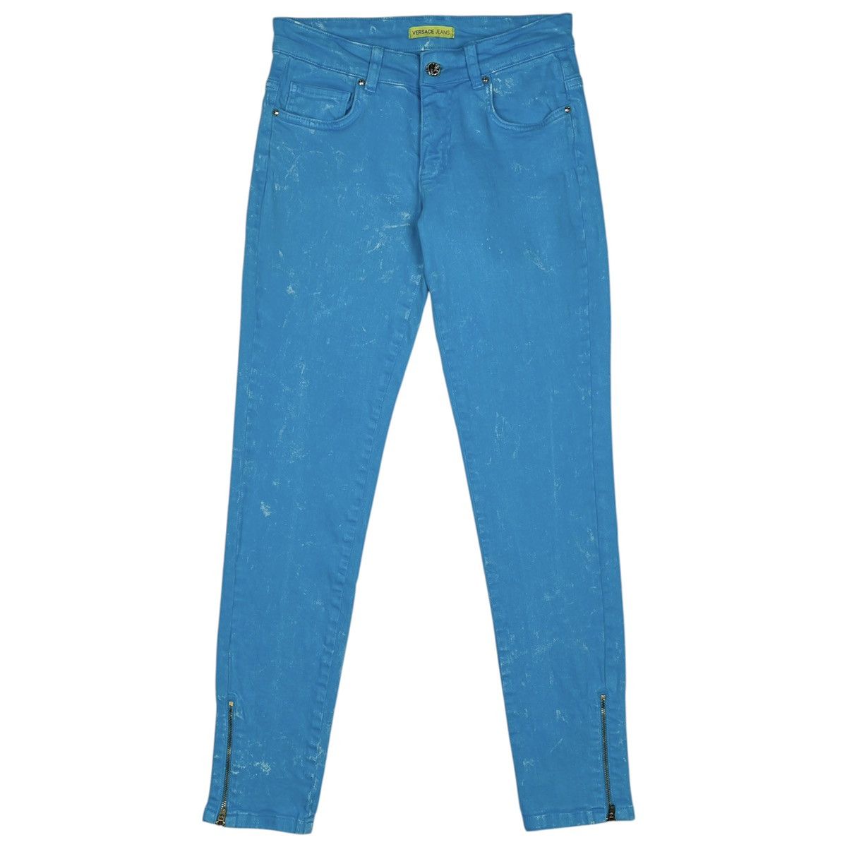 Versace Jeans Couture Versace Jeans Vibrant Blue Skinny Jeans Size 26" / US 2 / IT 38 - 4 Thumbnail