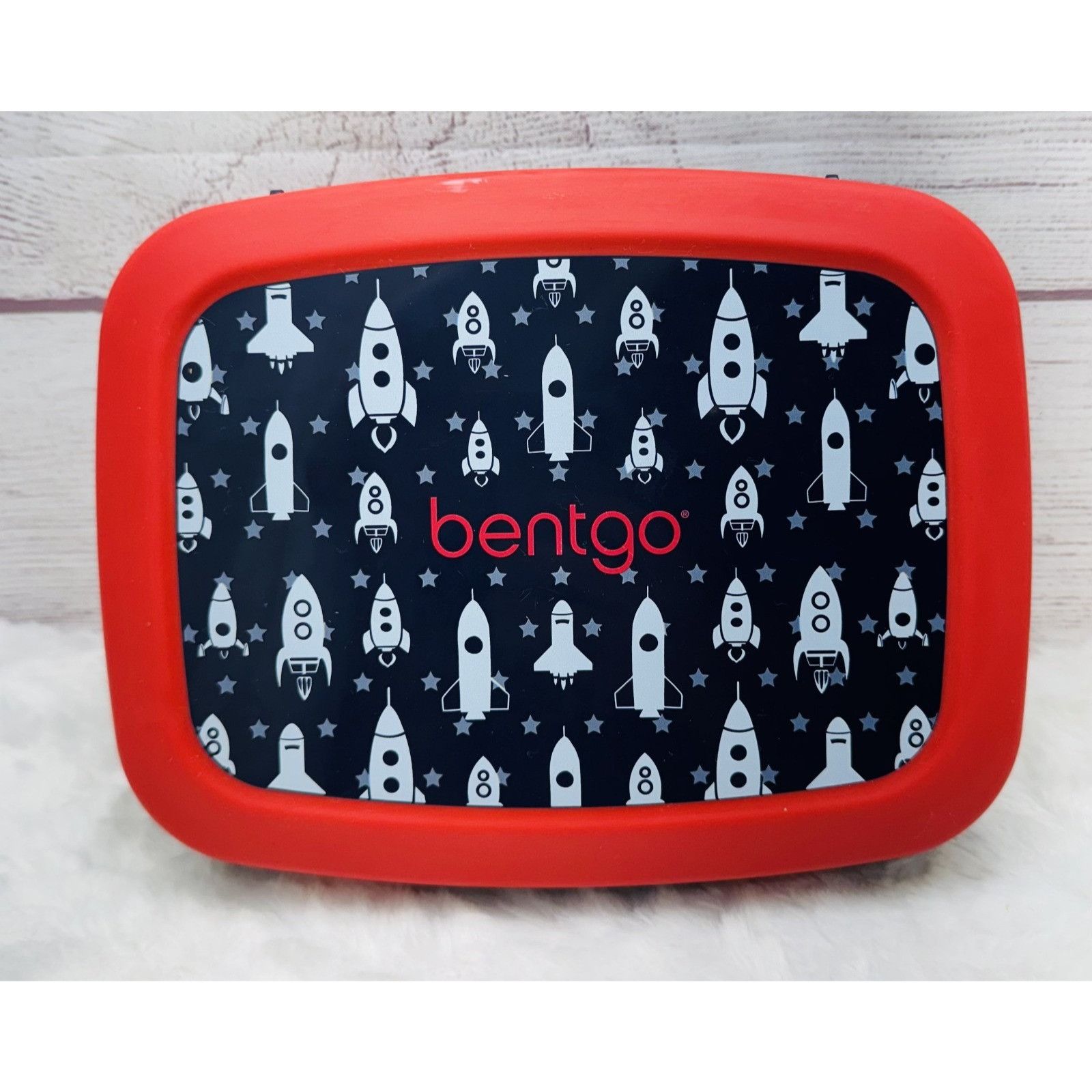 Other BENTGO KIDS Red & Black Rockets Plastic Divided LeakProof Lu Size ONE SIZE - 1 Thumbnail