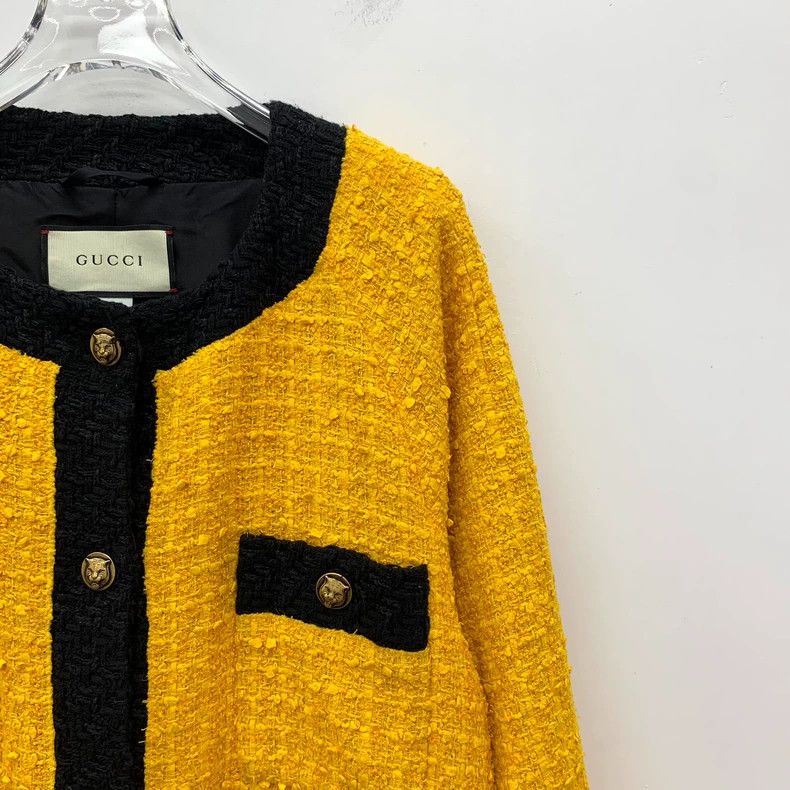 Gucci Gucci Yellow multi-pocket single-breasted cotton long-sleev Size XS / US 0-2 / IT 36-38 - 3 Thumbnail