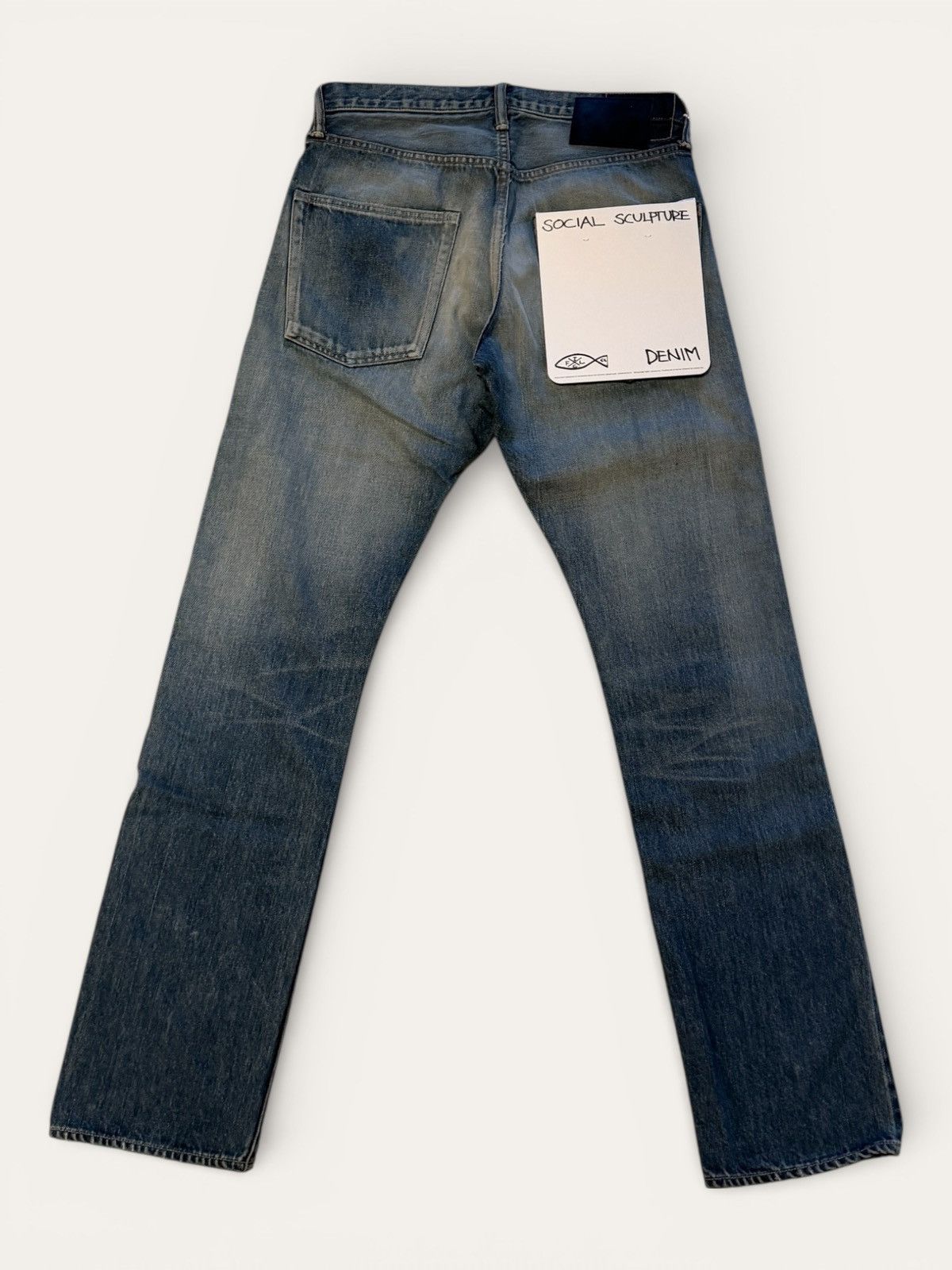 Visvim Visvim Social Sculpture 01 Slim Dmgd 44 Size US 30 / EU 46 - 2 Thumbnail