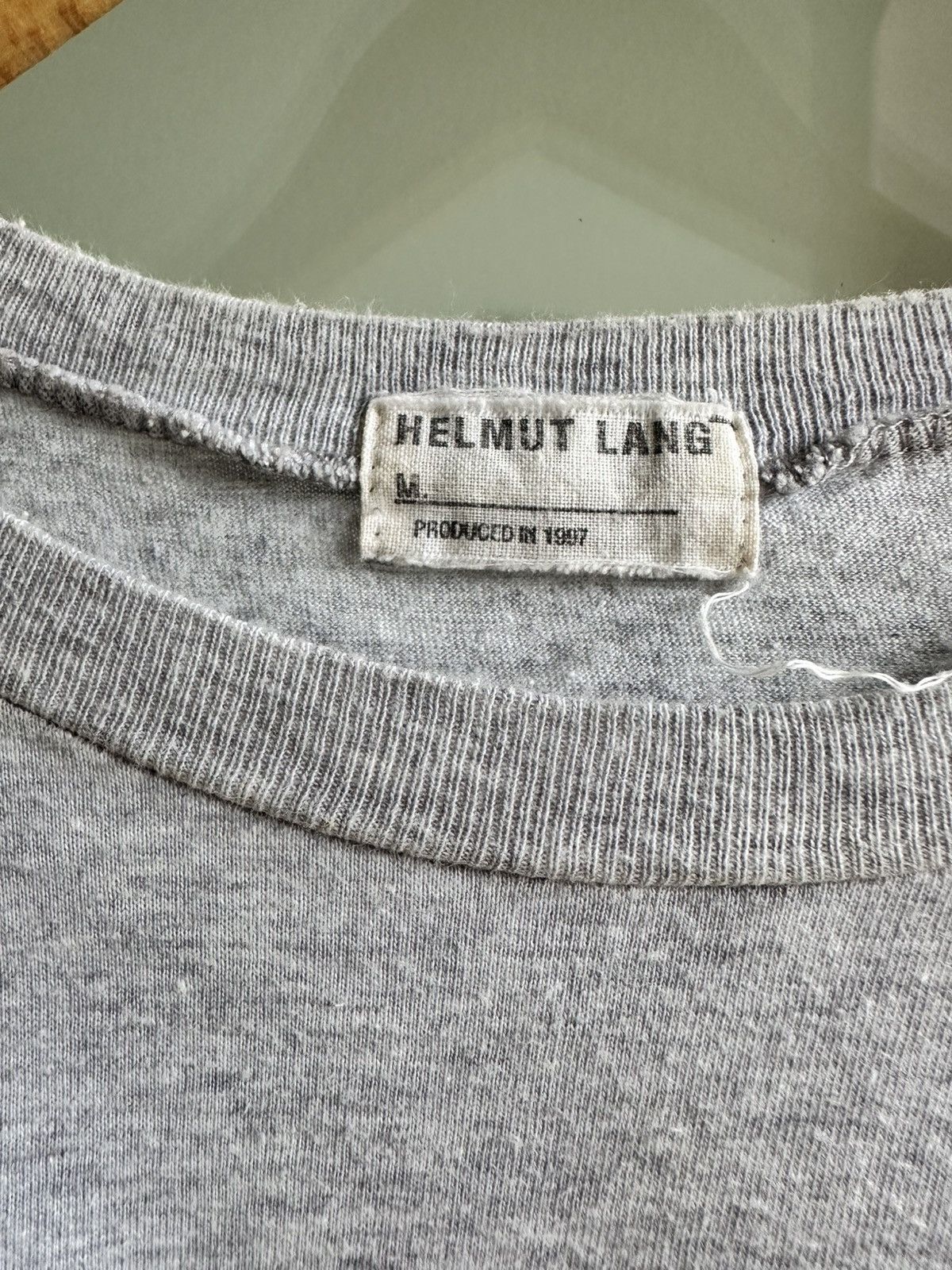 Helmut Lang Helmut Lang 1997 Maria Shirt Grey Size US M / EU 48-50 / 2 - 2 Thumbnail