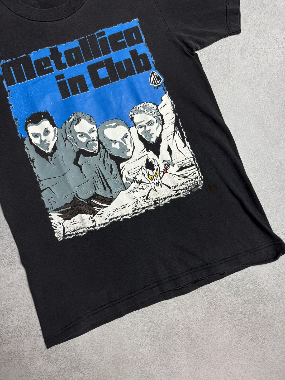 Metallica Metallica 1998 In Club Stubborn Member T-Shirt Harley Style Size US S / EU 44-46 / 1 - 4 Thumbnail