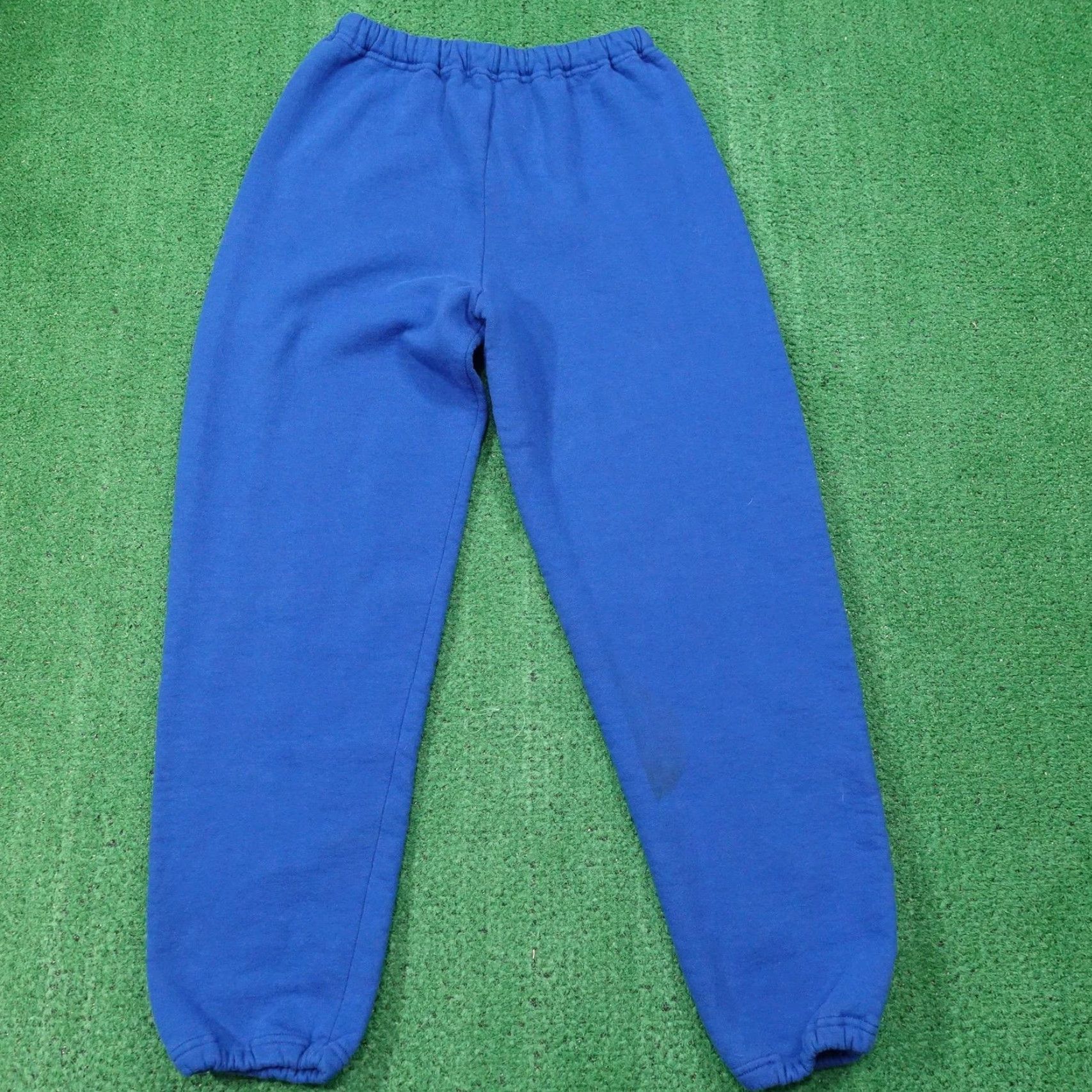 Russell Athletic VINTAGE Russell Athletic Sweatpants Pants Unisex Adults S Blue Fleece Elastic WAIST INSEAM 27 Fall Winter 90s Mens Womens Boys Girls Size US 29 - 6 Thumbnail
