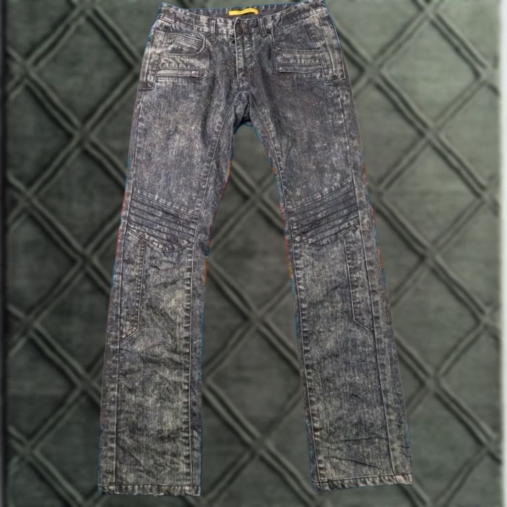 Vintage Intermezzo Japanese Selvedge Denim Jeans 32x33 Japan C3 M29 Y86 KO ReVirth Stars Size US 32 / EU 48 - 1 Thumbnail