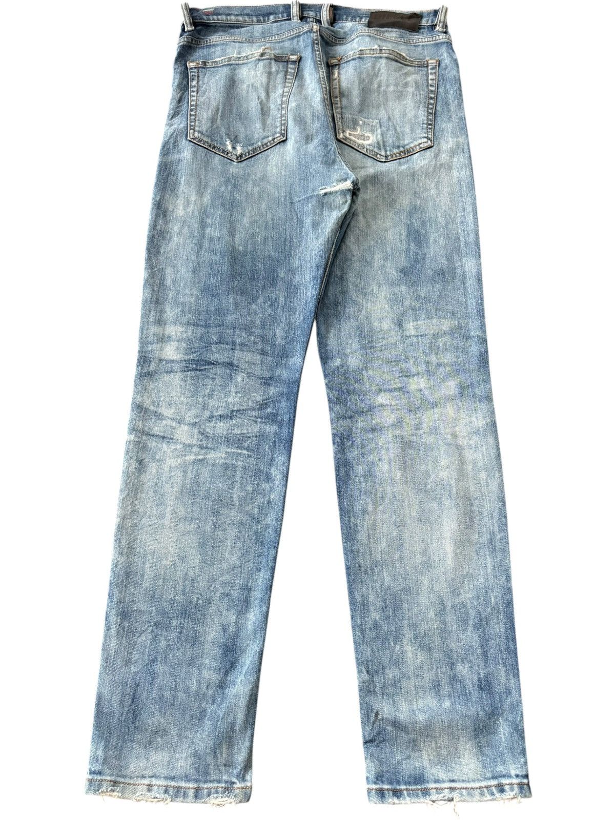 Diesel Vintage Italy Diesel D-Vider Distressed Patched Jeans Size US 30 / EU 46 - 2 Thumbnail