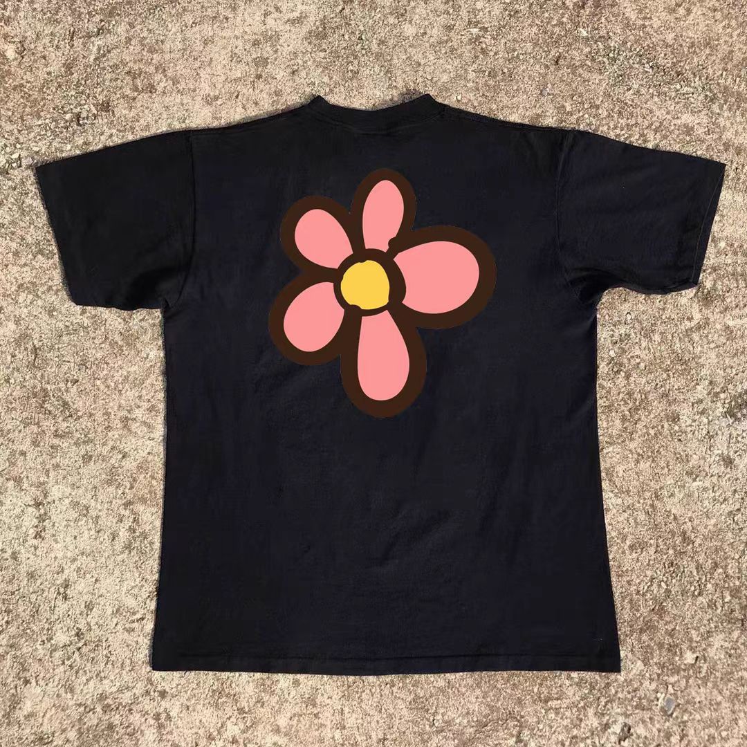 Japanese Brand × Vintage Black casual retro floral print t-shirt Size US M / EU 48-50 / 2 - 1 Thumbnail