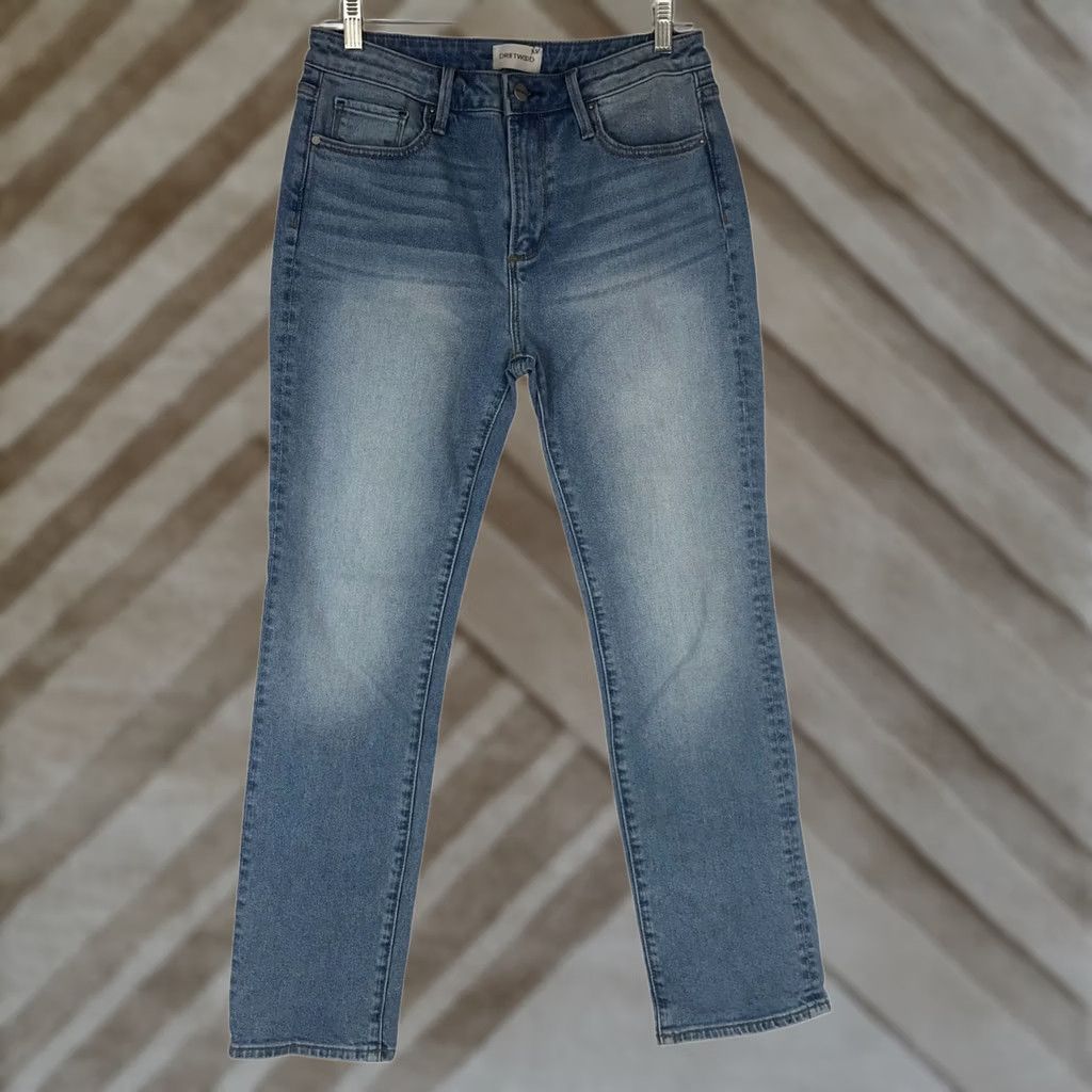 Vintage DRIFTWOOD AUDREY Blue Cotton Blend Denim Jeans Womens 28 X 29 Size 28" / US 6 / IT 42 - 1 Thumbnail
