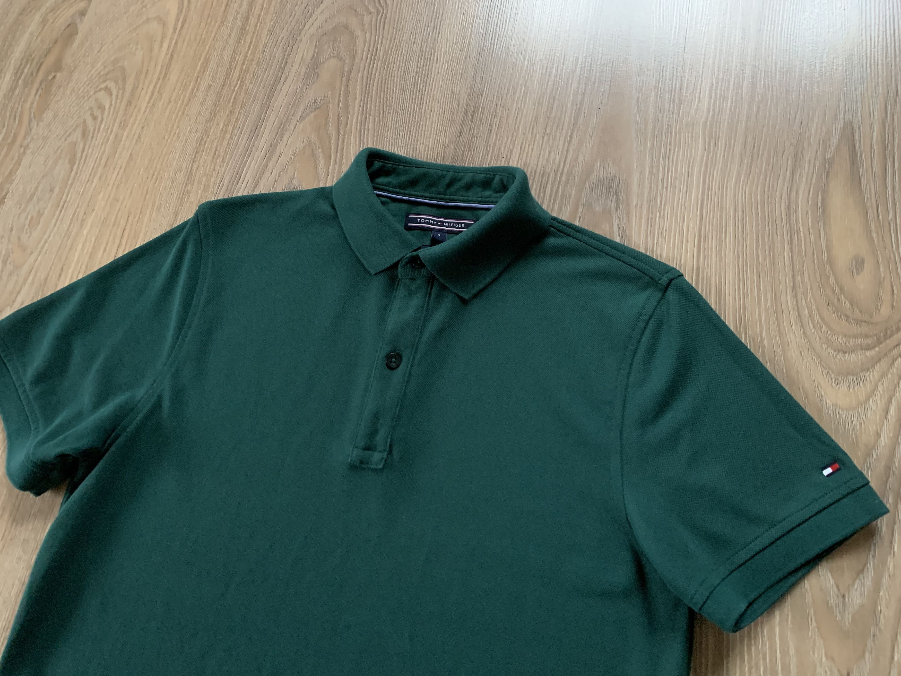 Tommy Hilfiger Tommy Hilfiger Slim Fit Green Polo Size US S / EU 44-46 / 1 - 4 Thumbnail