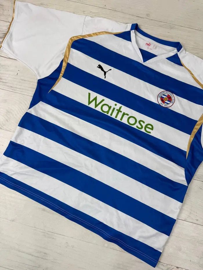 Puma Puma READING 2008 2009 HOME FOOTBALL SHIRT SOCCER JERSEY Size US XXL / EU 58 / 5 - 3 Thumbnail