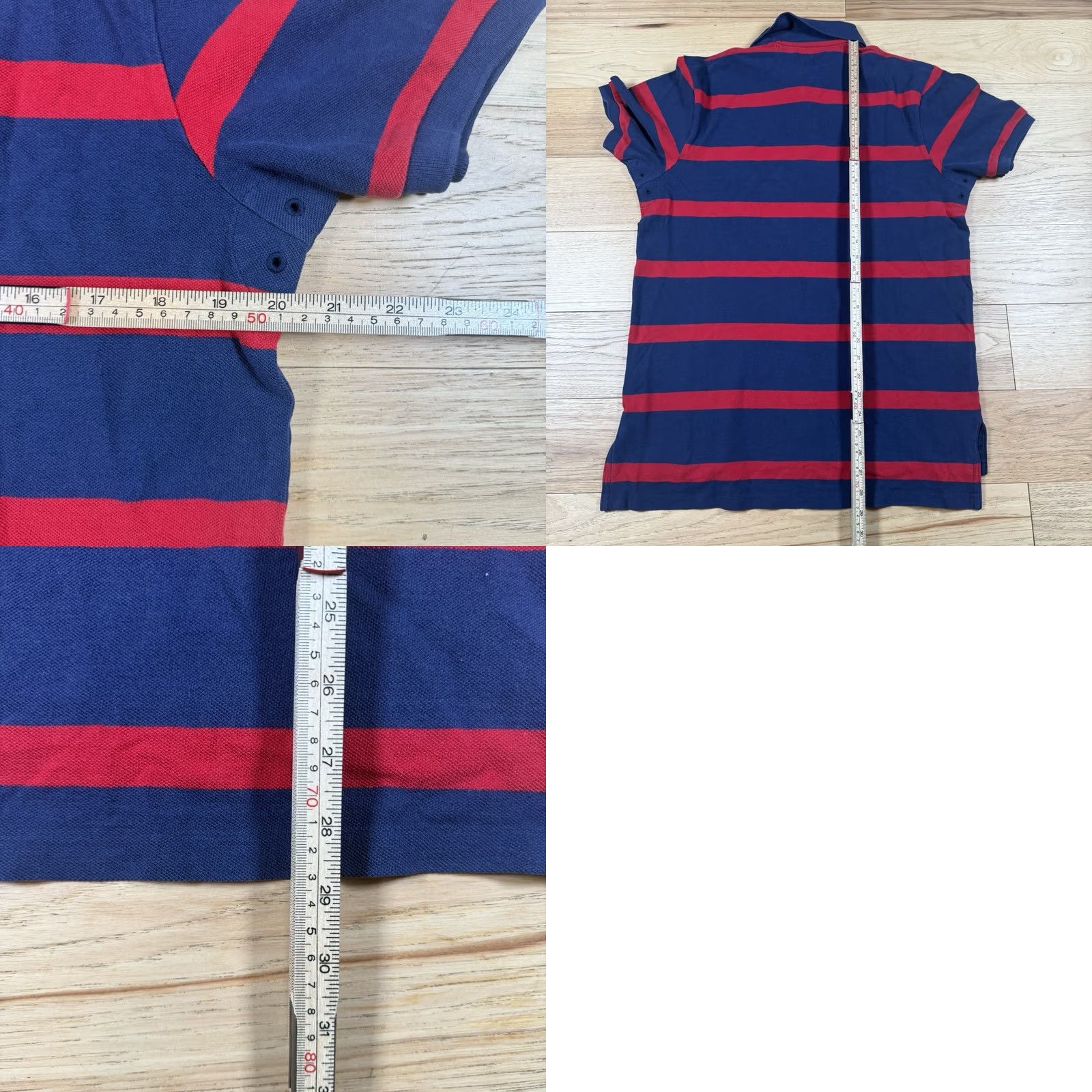 Polo Ralph Lauren Polo Ralph Lauren Shirt Mens XL Blue Rugby Big Pony Flag Crest Striped Embroidered Size US XL / EU 56 / 4 - 8 Thumbnail