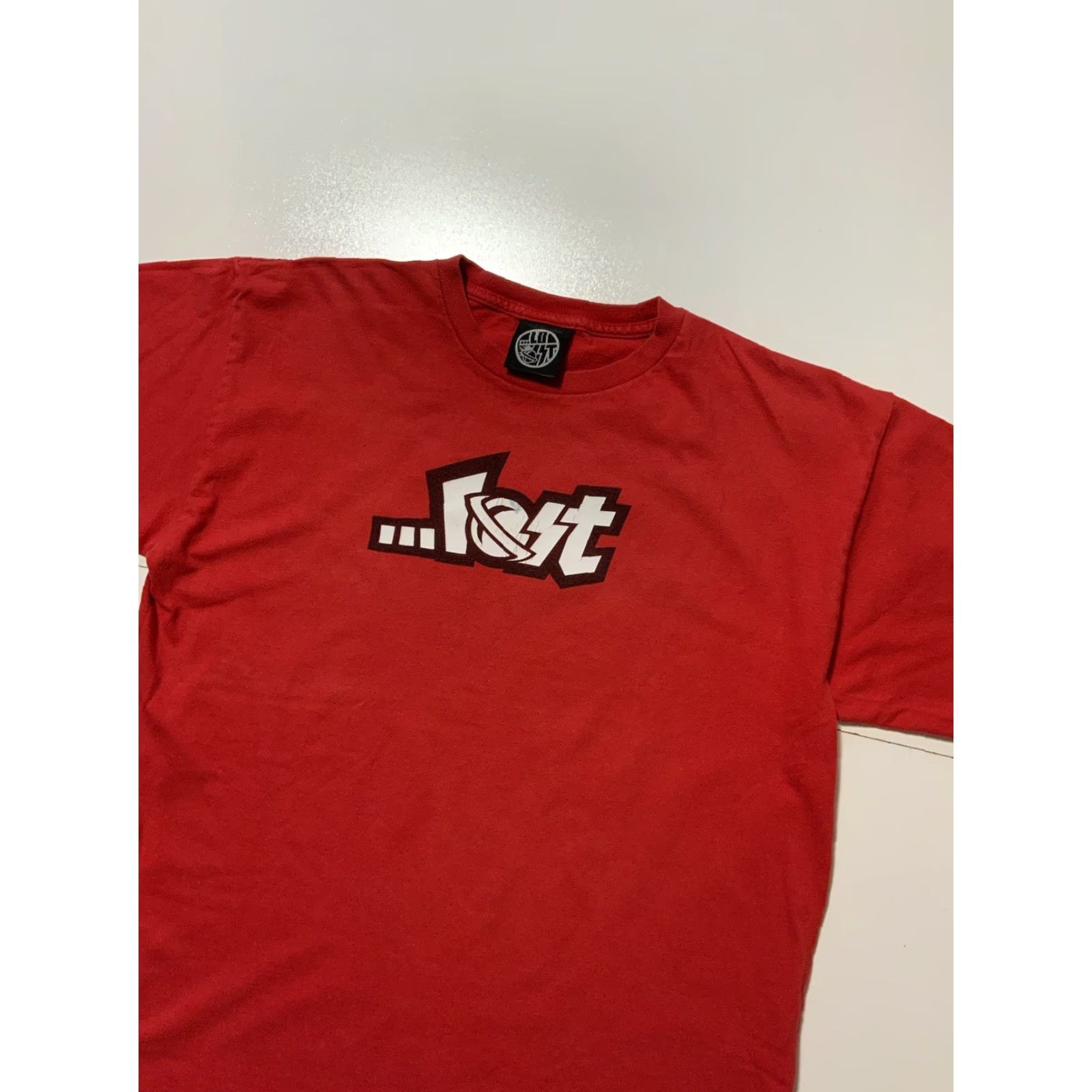 Vintage VINTAGE Lost Enterprises Skateboarding …Lost Planet Graphic Red T-Shirt Sz. M Shirt Mens Medium Red 42 Chest 26 Length Graphic Fade Stains Size US M / EU 48-50 / 2 - 4 Thumbnail