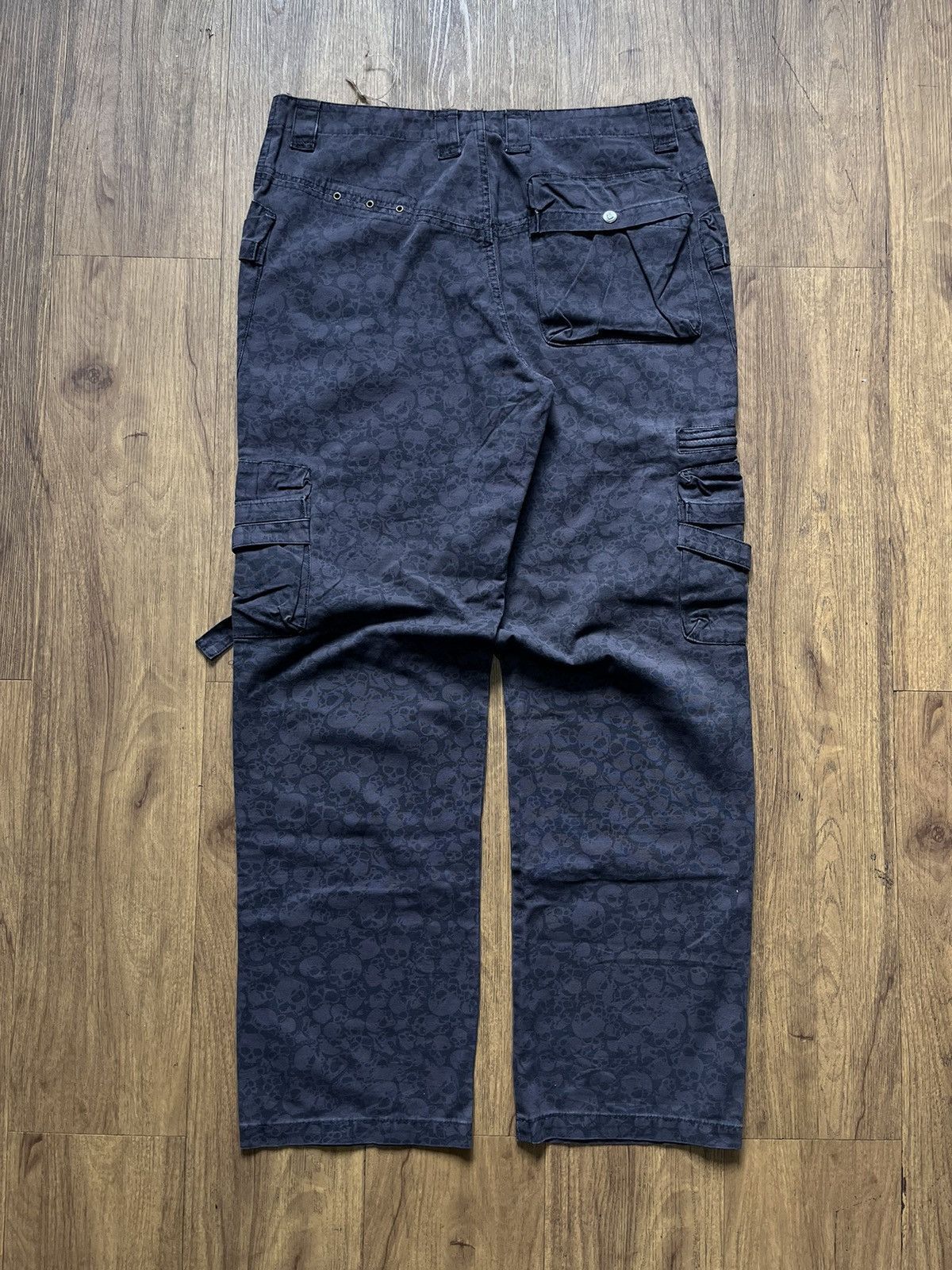 Japanese Brand × Neighborhood × Seditionaries Vintage 2000s Neighborhood Japan Skull Bones Printed Bondage Size US 36 / EU 52 - 2 Thumbnail