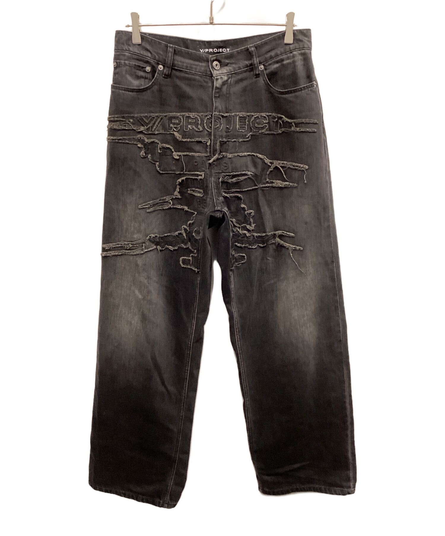 Y/Project Y/ PROJECT PARIS BEST PATCH Denim Pants Black 29 Size US 32 / EU 48 - 1 Thumbnail