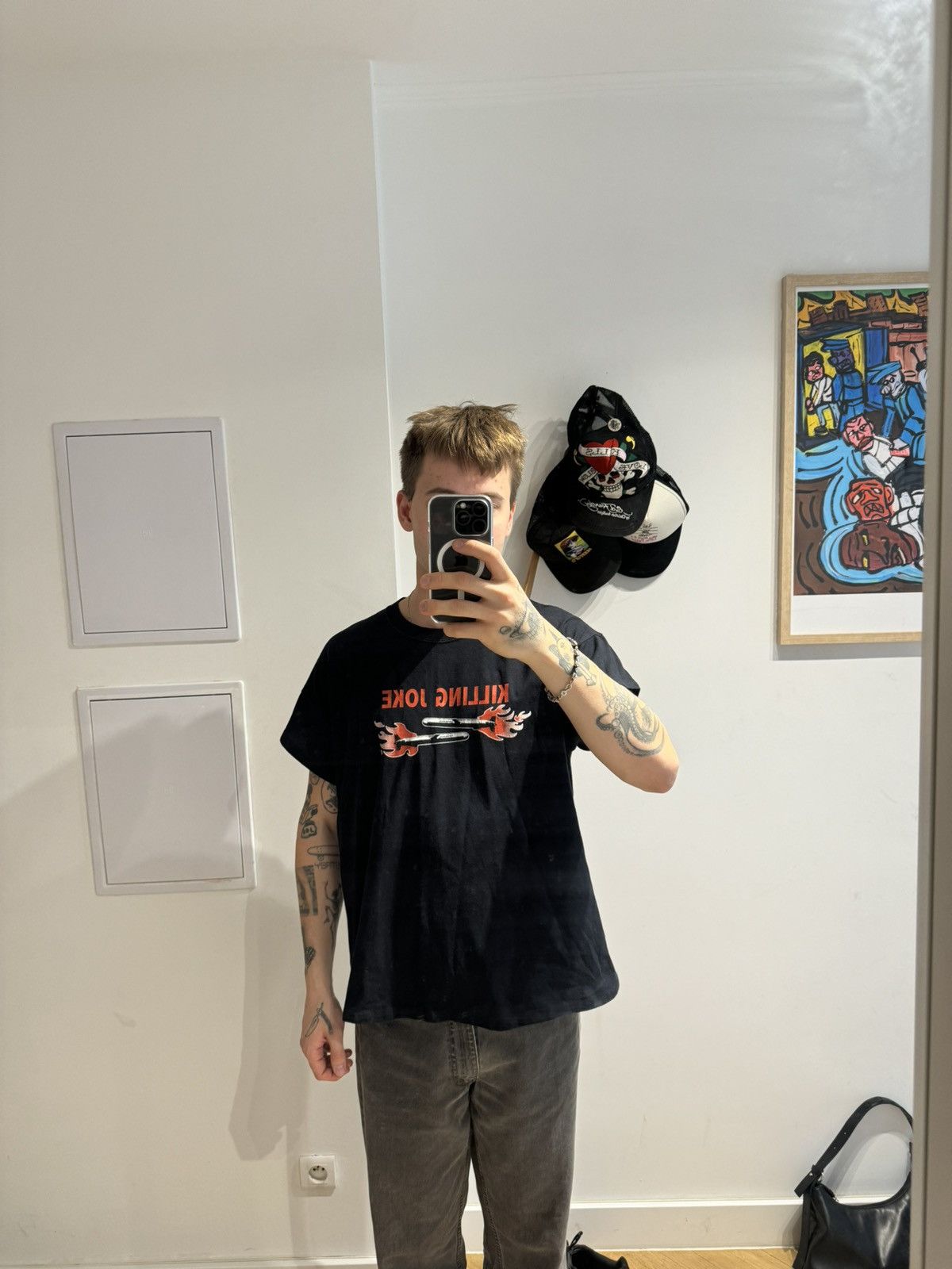 Band Tees Killing Joke Shirt Post Punk Vintage Band Tee Y2K Rare Print Size US XL / EU 56 / 4 - 5 Thumbnail