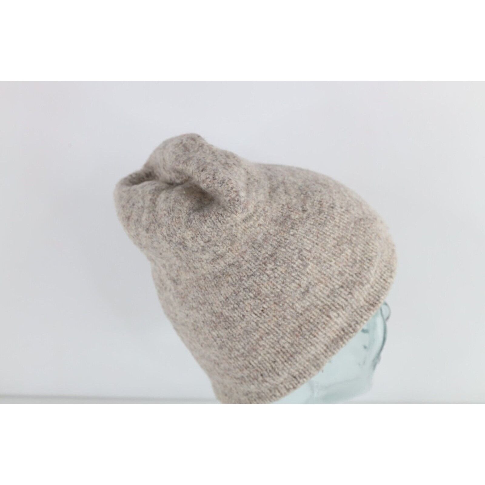 Vintage Vintage 90s Streetwear Blank Wool Blend Knit Winter Beanie Size ONE SIZE - 4 Thumbnail