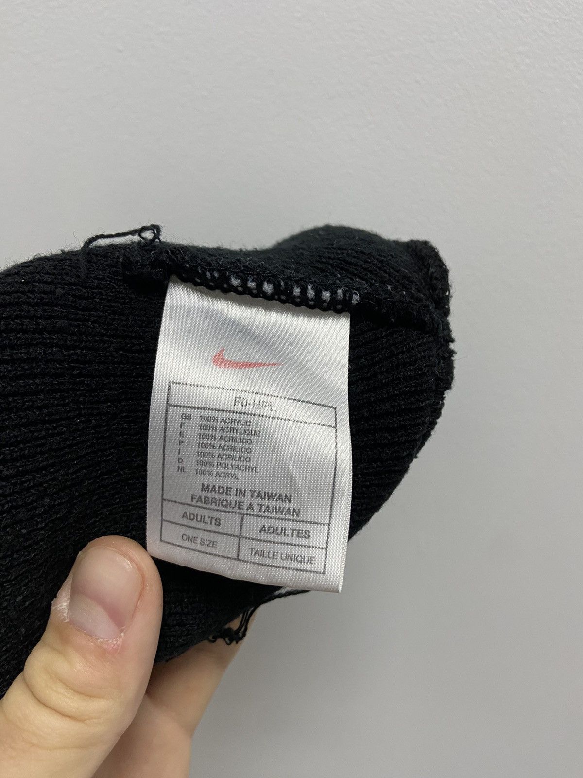 Nike × Vintage Nike Hat Vintage Beanie Small Embroidered Swoosh Logo Size ONE SIZE - 6 Thumbnail
