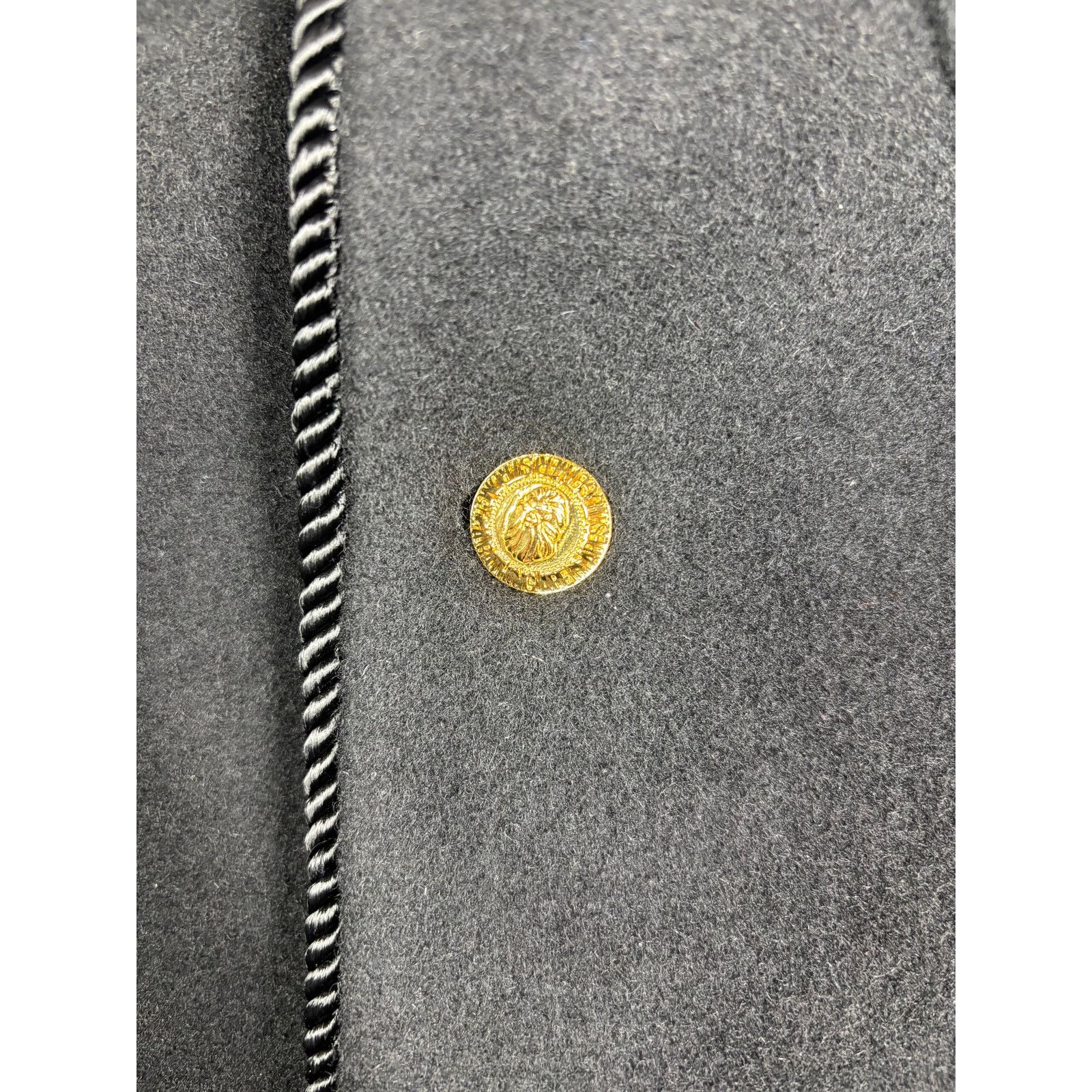 Bape Bape Black Collarless Wool Black Chinese Jacket Size Medium Size US M / EU 48-50 / 2 - 4 Thumbnail