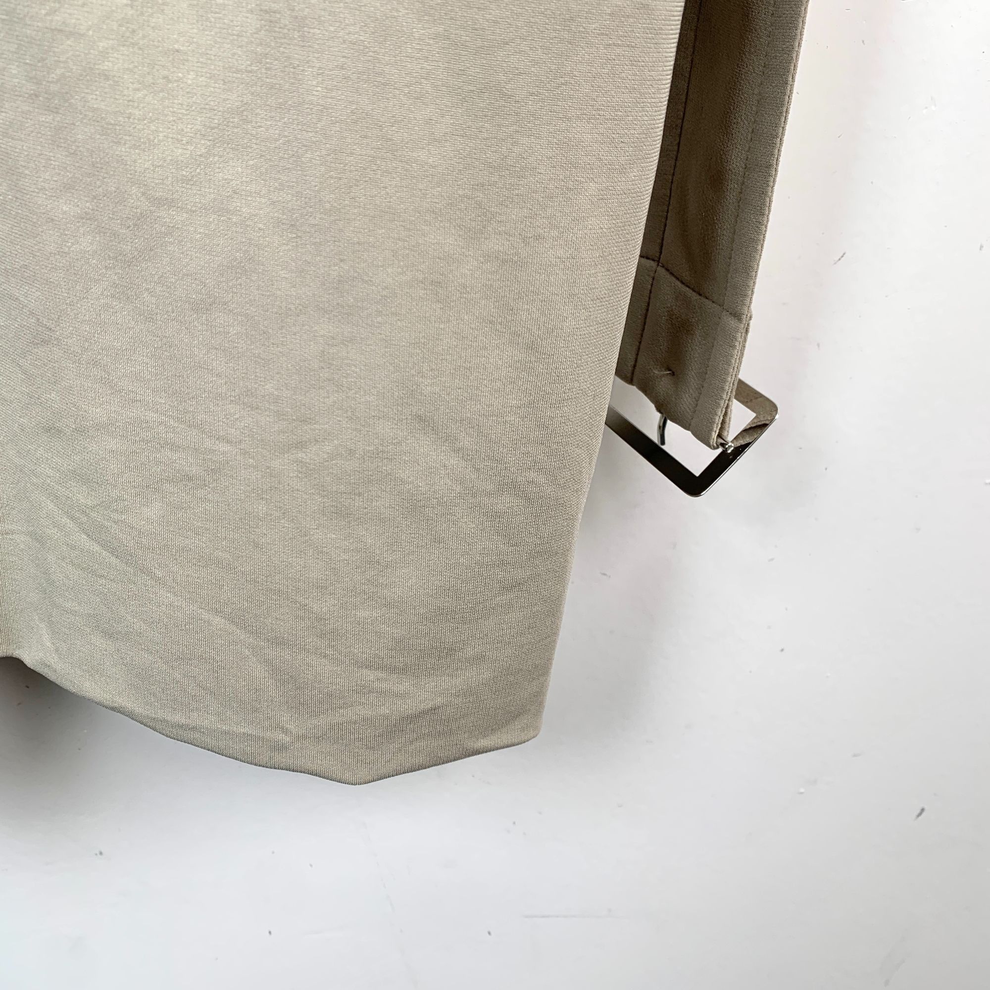 Max Mara Maxmara Khaki Double-Breasted Belted Long-Sleeve Dress (Size Size M / US 6-8 / IT 42-44 - 6 Thumbnail