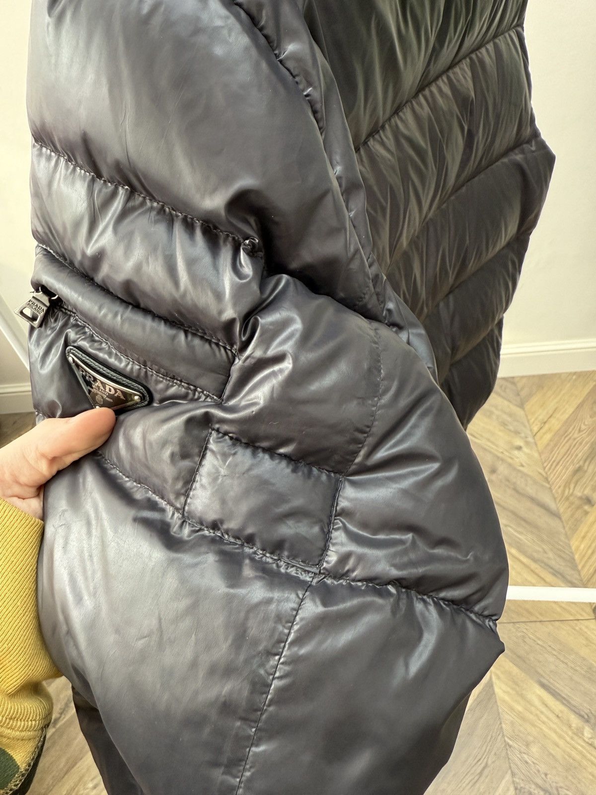 Prada Vintage Prada Milano 2013 Nylon Elderdown Puffer Jacket Size US L / EU 52-54 / 3 - 20 Thumbnail