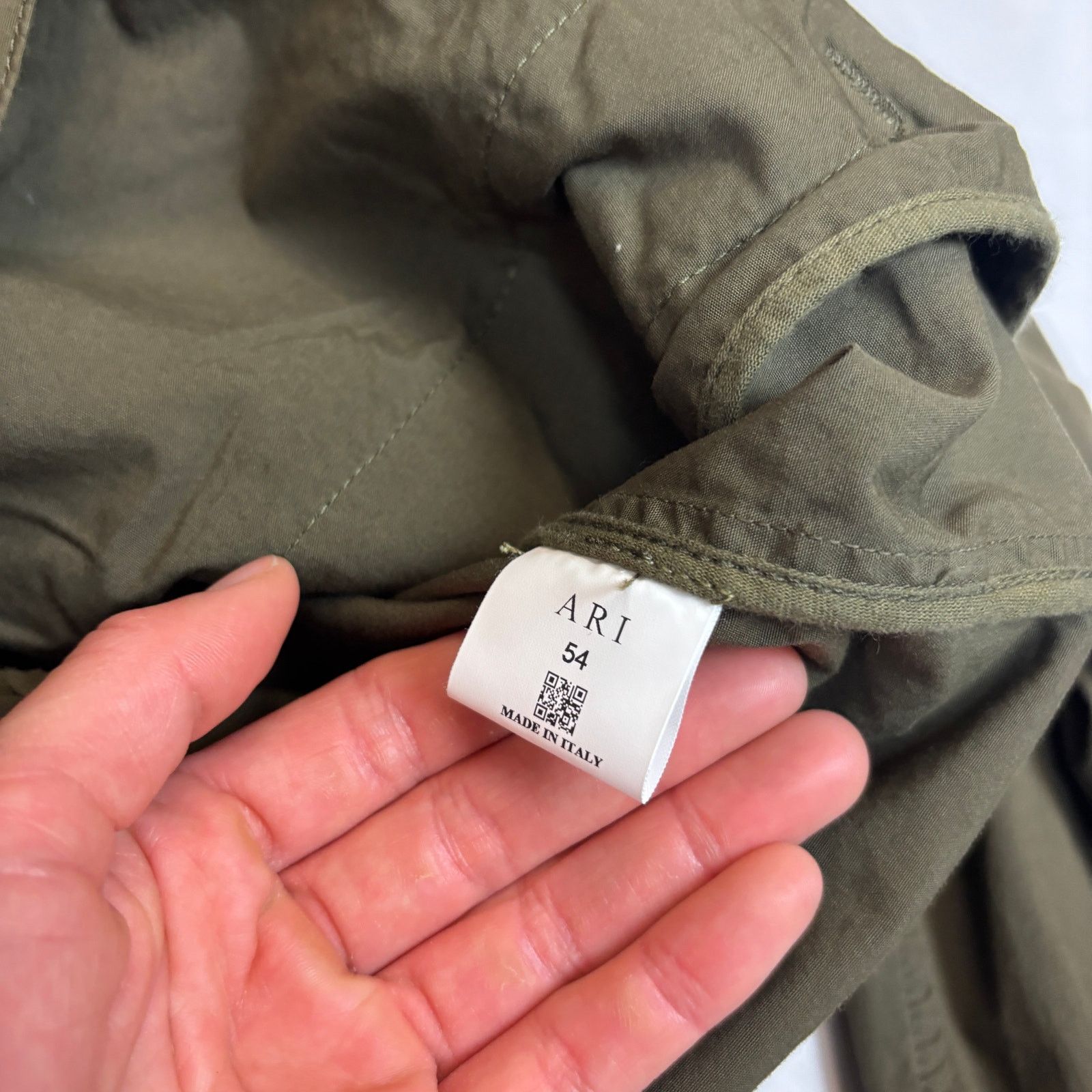 Other $955 Ari Soho Summer Suit Jacket Lighweight Cotton Zip Size US L / EU 52-54 / 3 - 9 Thumbnail