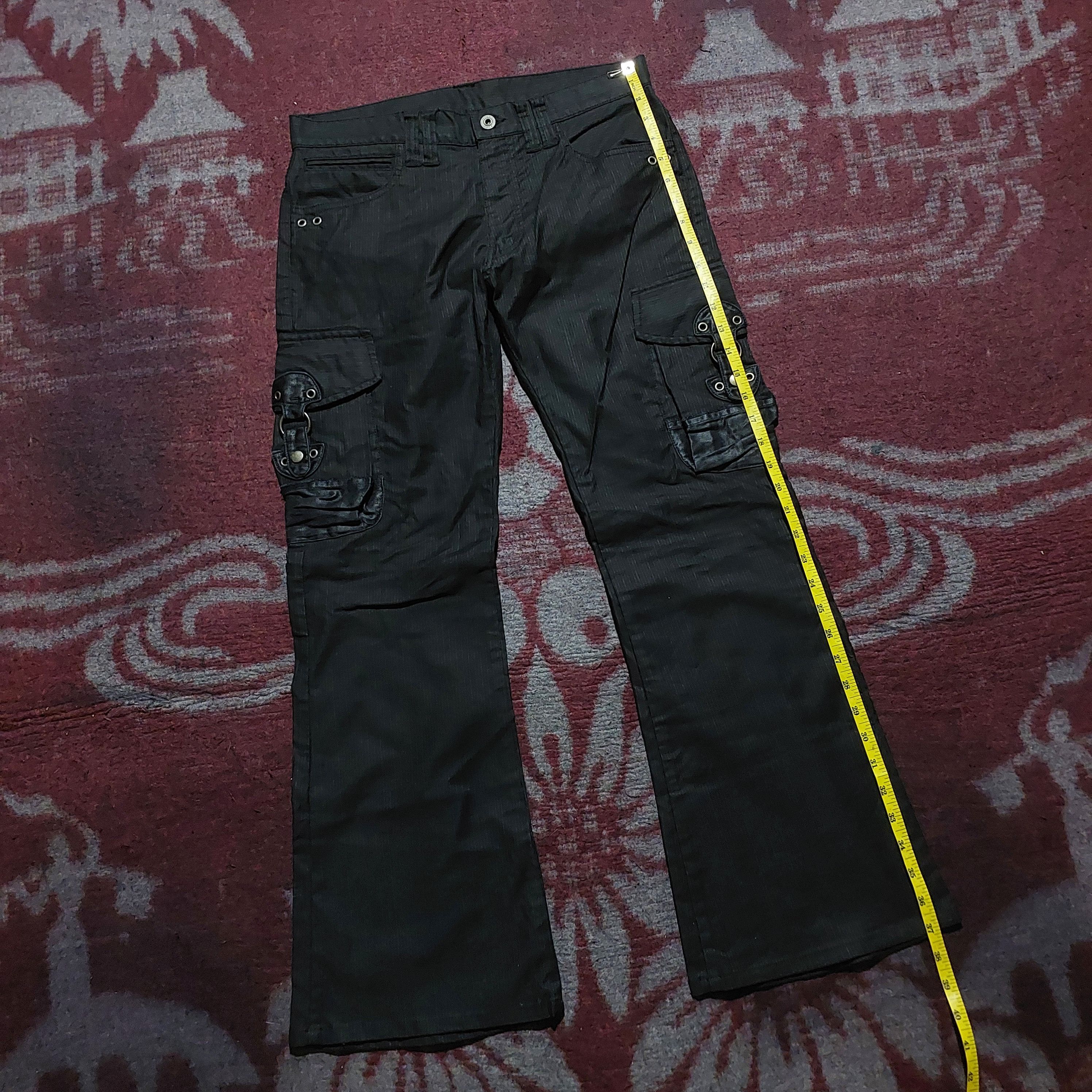 The Difference Difference rupert black cargo flare pants Size US 31 - 15 Thumbnail