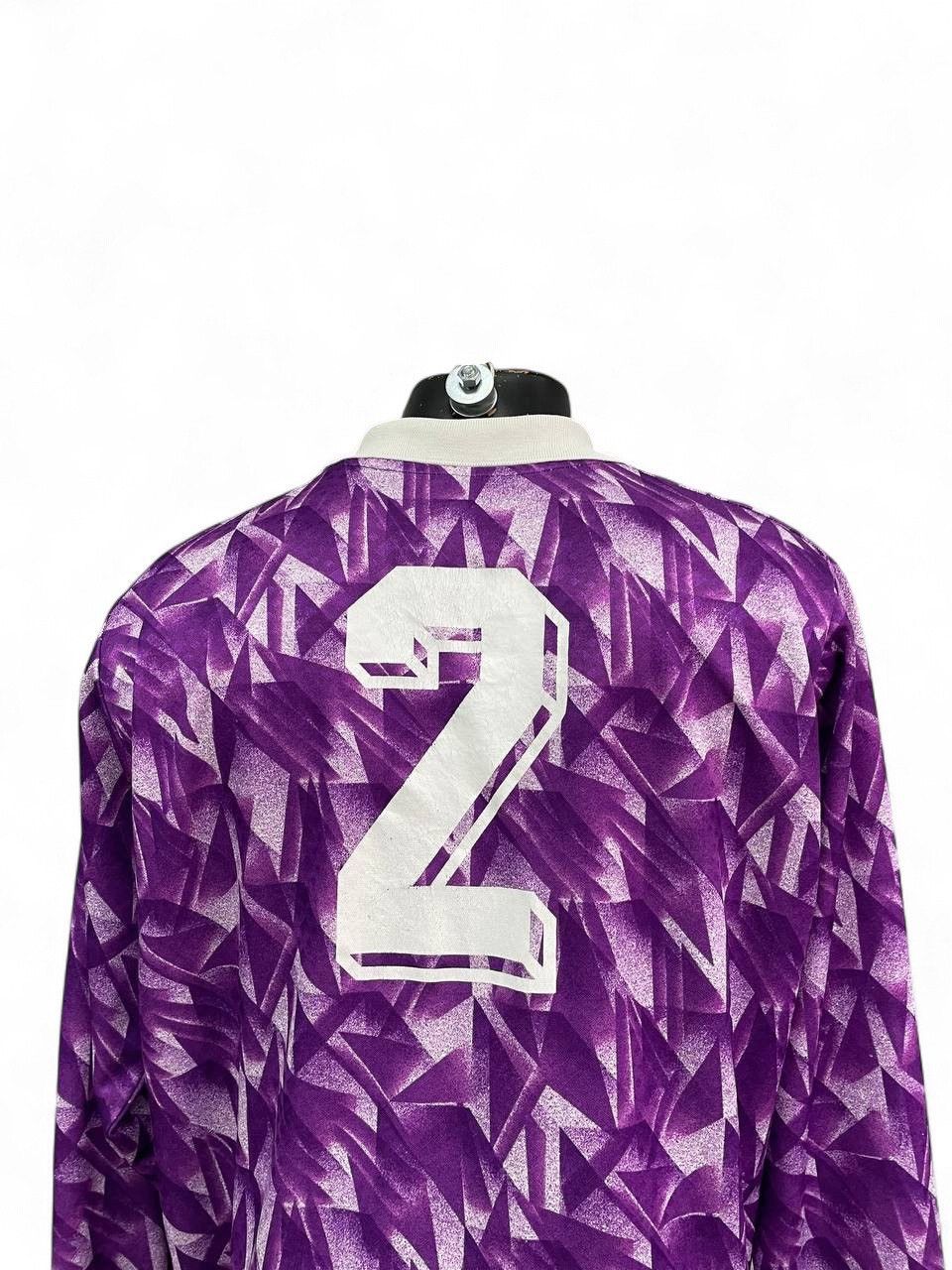 Erima Vintage purple soccer jersey geometric longsleeve pattern Size US L / EU 52-54 / 3 - 10 Thumbnail