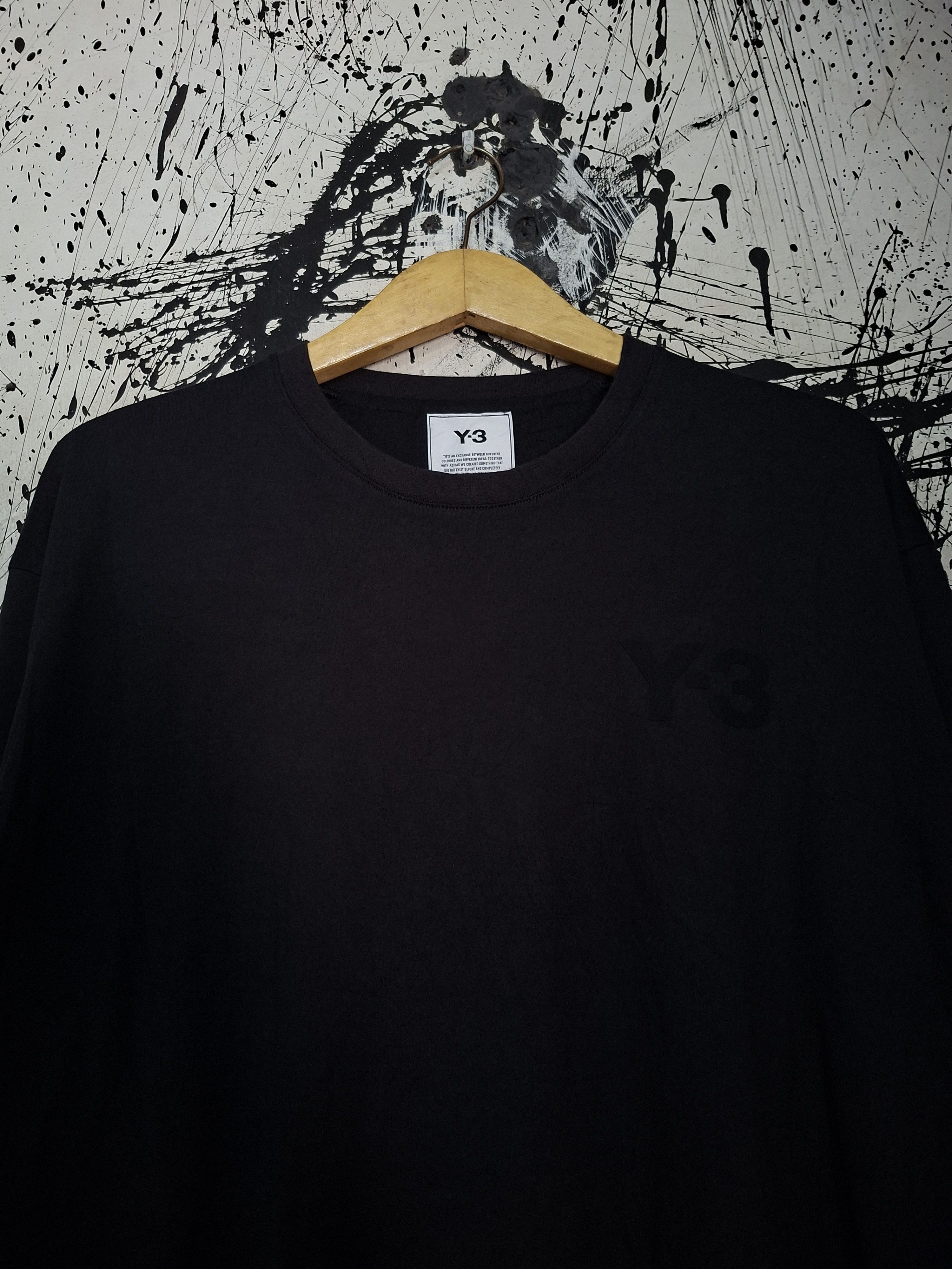 Adidas × Y-3 YOHJI YAMAMOTO X ADIDAS Y-3 LOGO LONGSLEVEE Size US XL / EU 56 / 4 - 3 Thumbnail