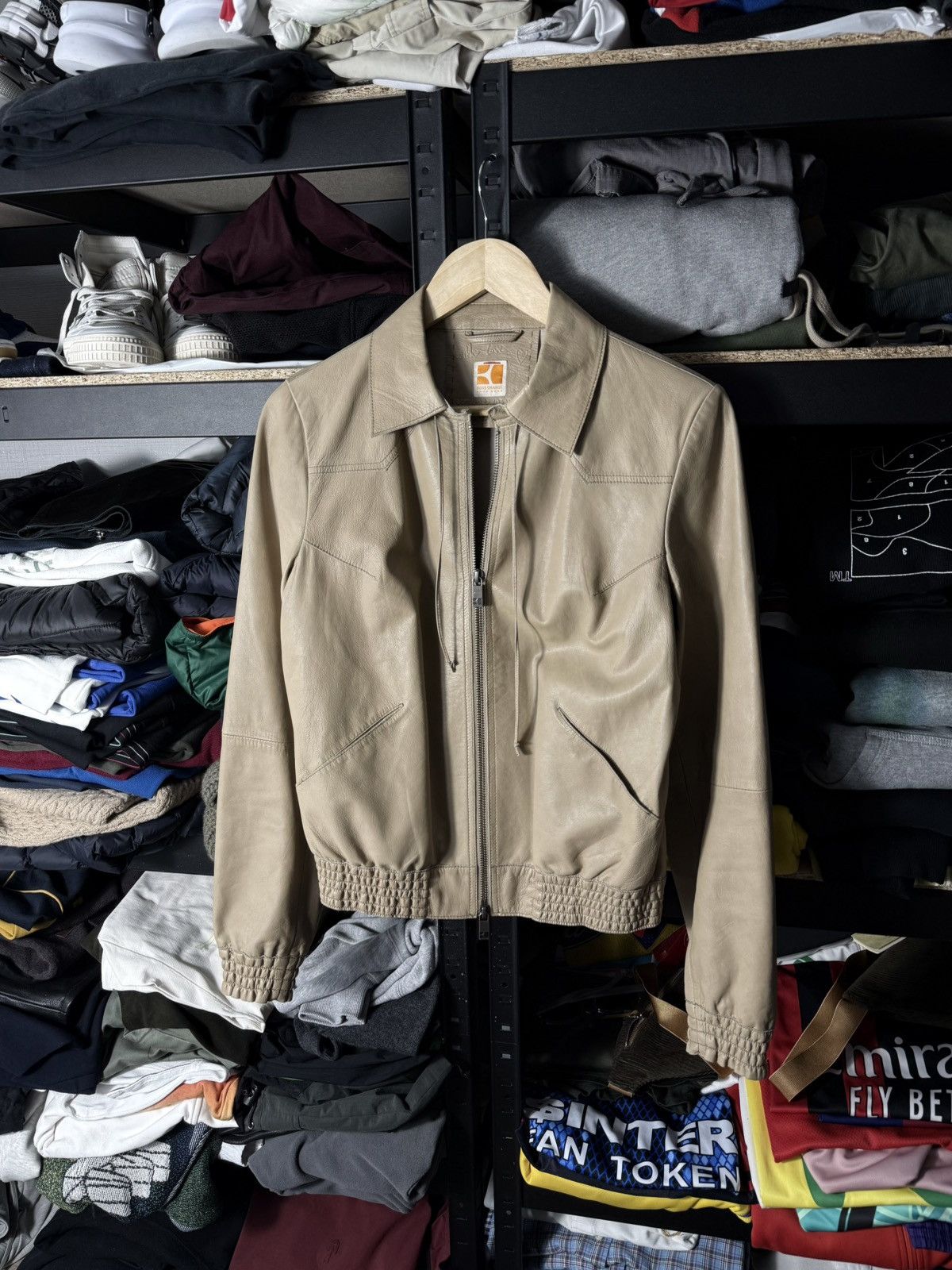 Hugo Boss Hugo Boss Orange Women’s Leather Jacket Goat Leather US 6 Size M / US 6-8 / IT 42-44 - 1 Thumbnail