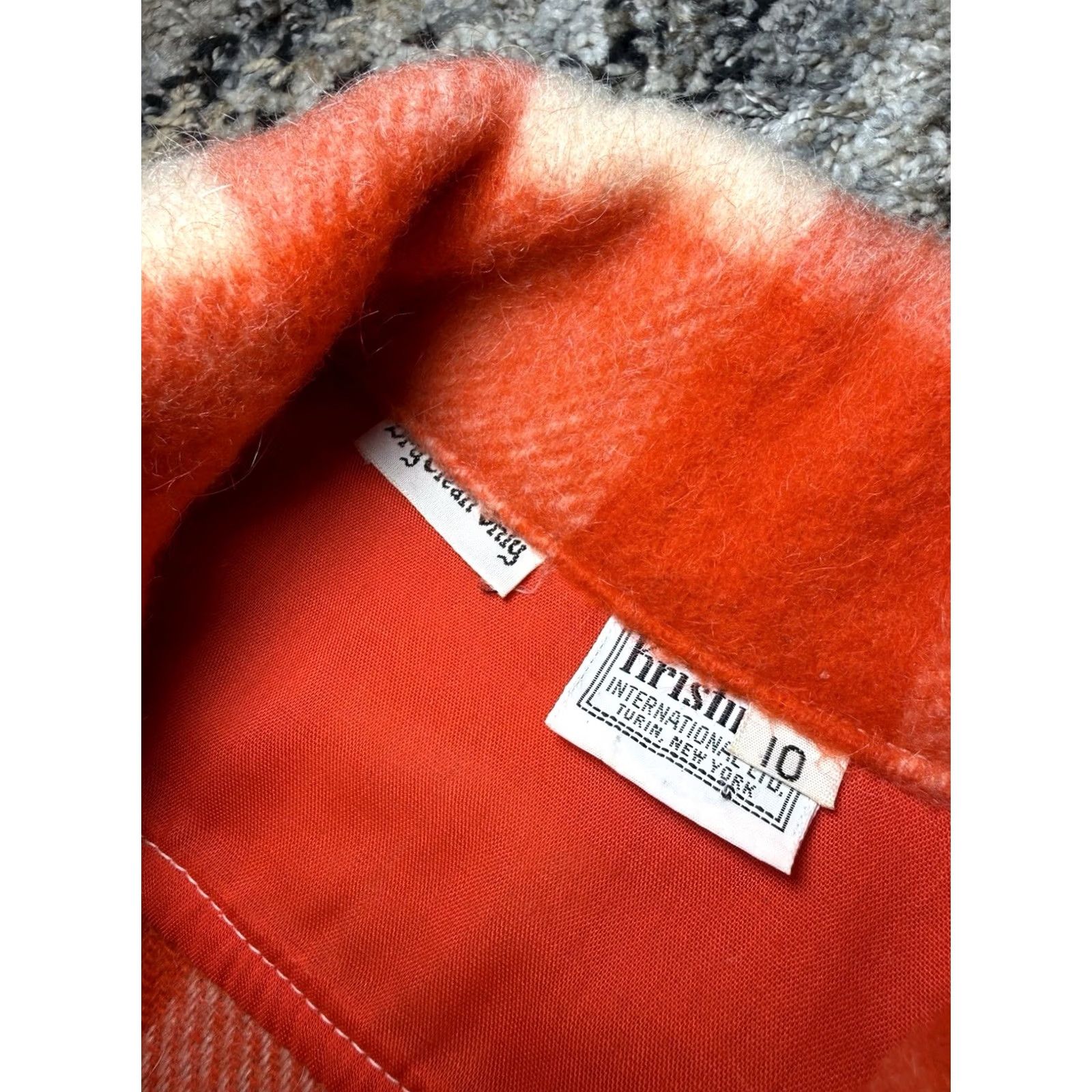 Vintage VINTAGE 60s 70s Flannel Red Checkered Buffalo Plaid Shacket Size 10 Wool Mohair Kristin International Shirt Mens Size L / US 10 / IT 46 - 7 Thumbnail