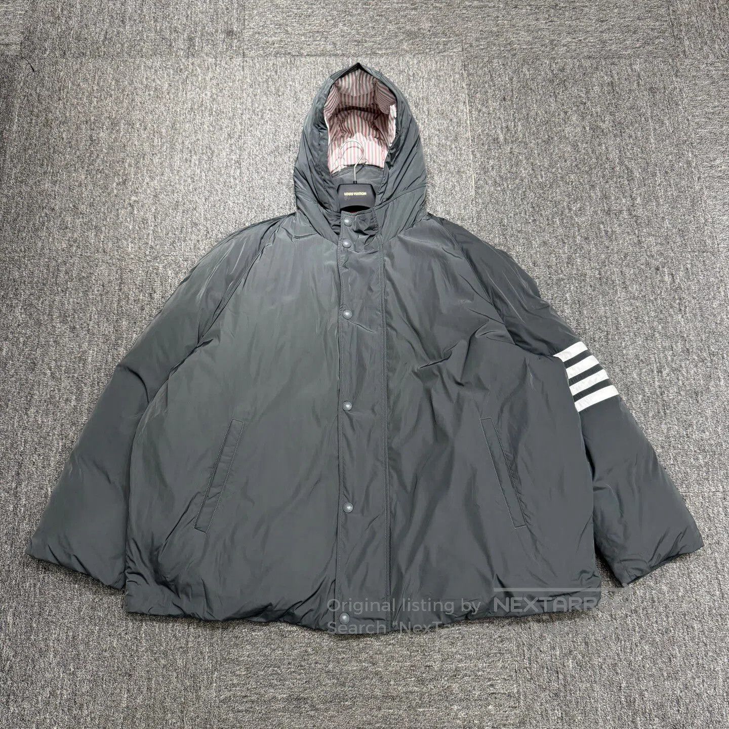 Thom Browne Thom Browne Four-bar down jacket| Size US XXL / EU 58 / 5 - 1 Thumbnail