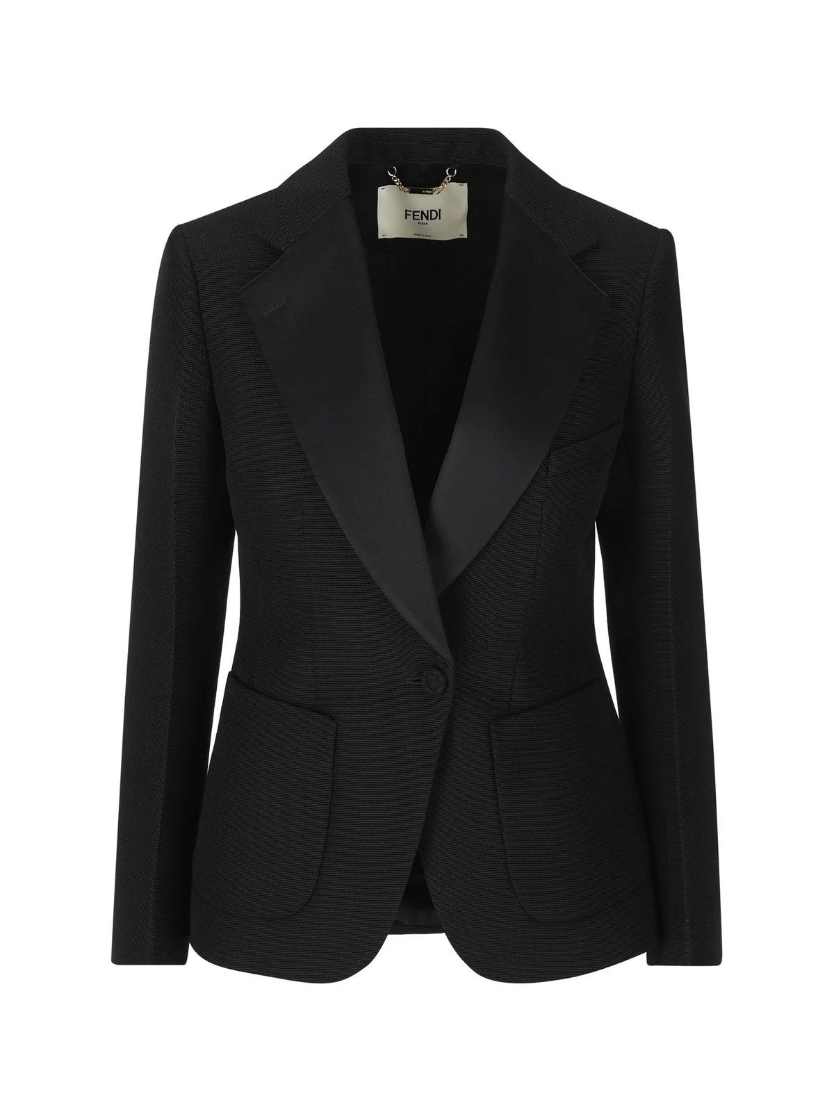 Fendi o1s1wg110825 Jacket in Black Size S / US 4 / IT 40 - 1 Thumbnail