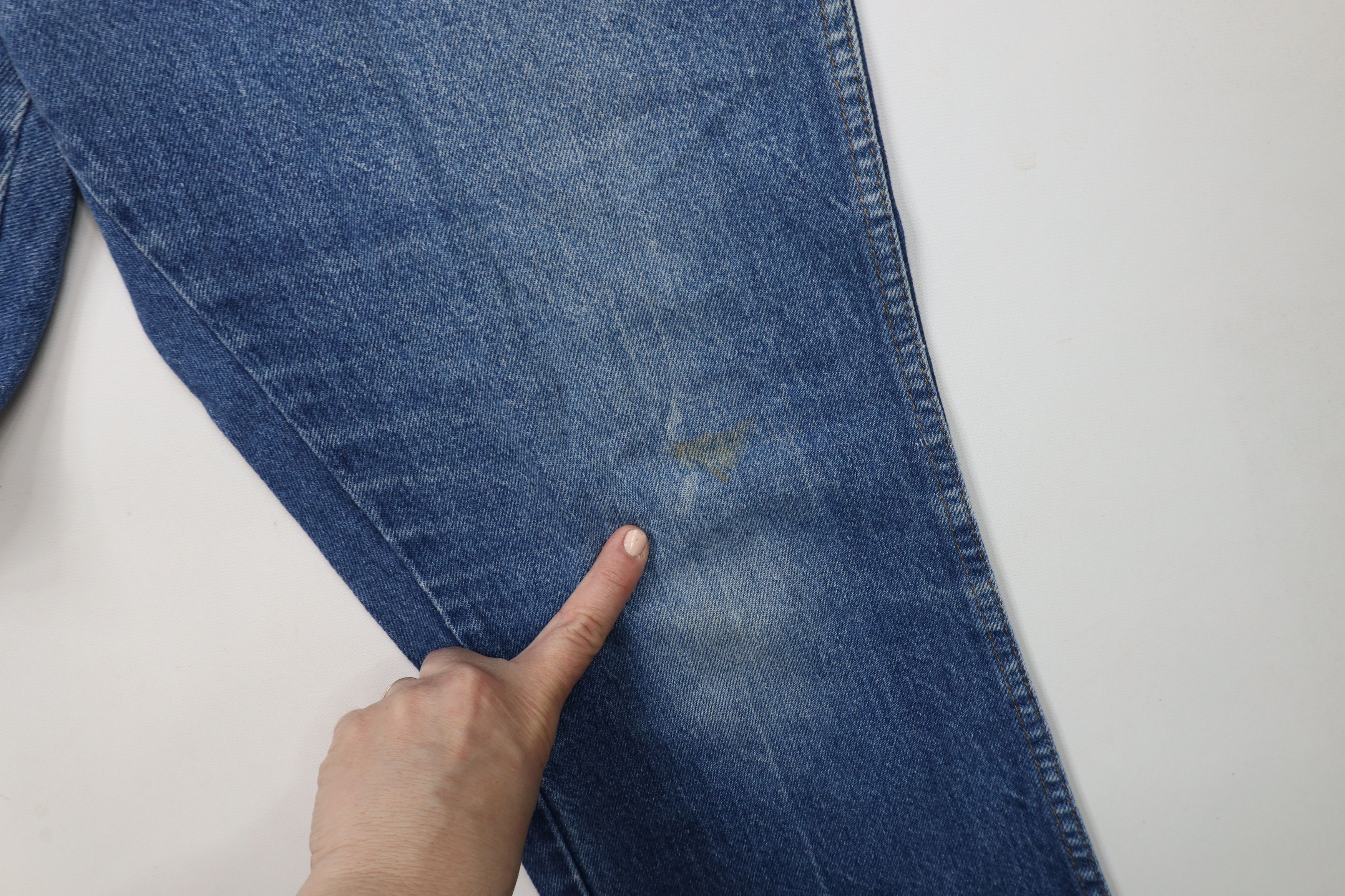 Vintage Vintage 90s Streetwear Flared Wide Leg Denim Jeans Blue USA Size US 36 / EU 52 - 8 Thumbnail
