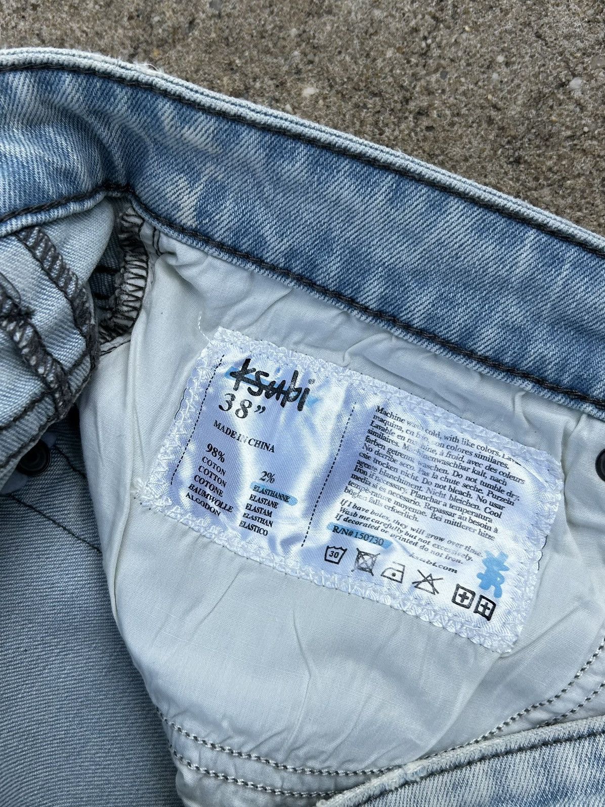 Ksubi Ksubi Slim Fit Denim Jeans Size US 38 / EU 54 - 7 Thumbnail