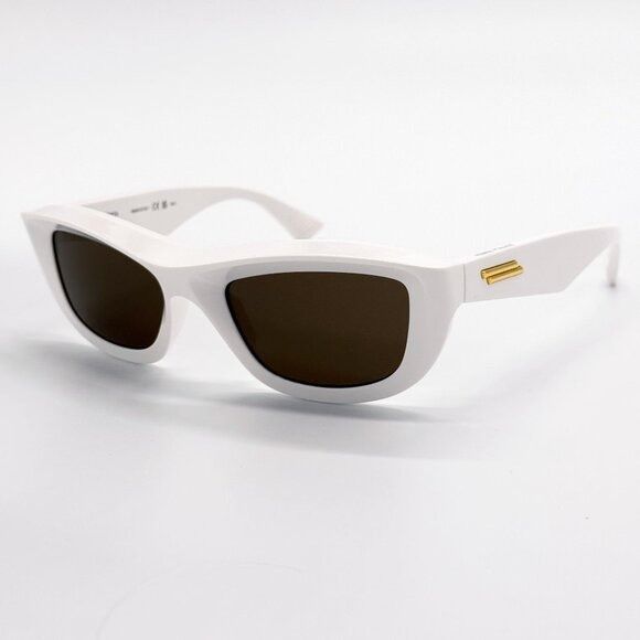 Bottega Veneta NEW BOTTEGA VENETA SUNGLASSES BV1326S 004 IVORY WOMEN EYEWEA Size ONE SIZE - 2 Thumbnail