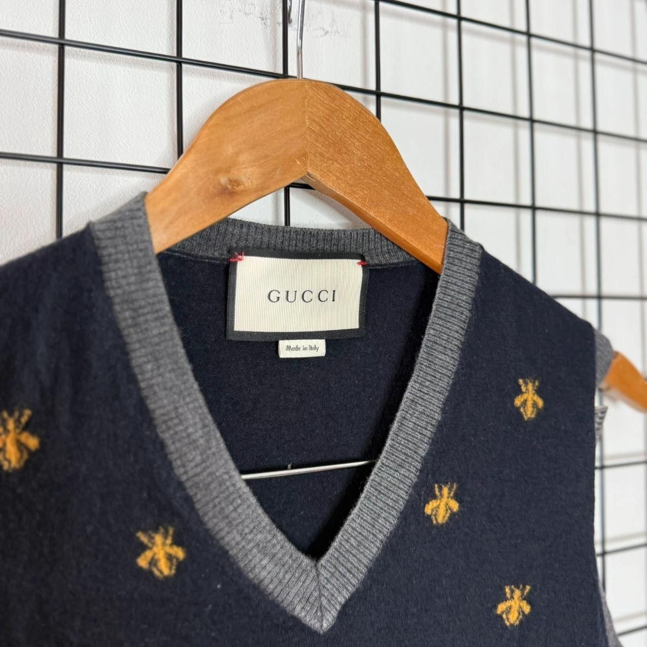 Gucci Gucci Vest Vintage Wool Embroidered Size US M / EU 48-50 / 2 - 3 Thumbnail