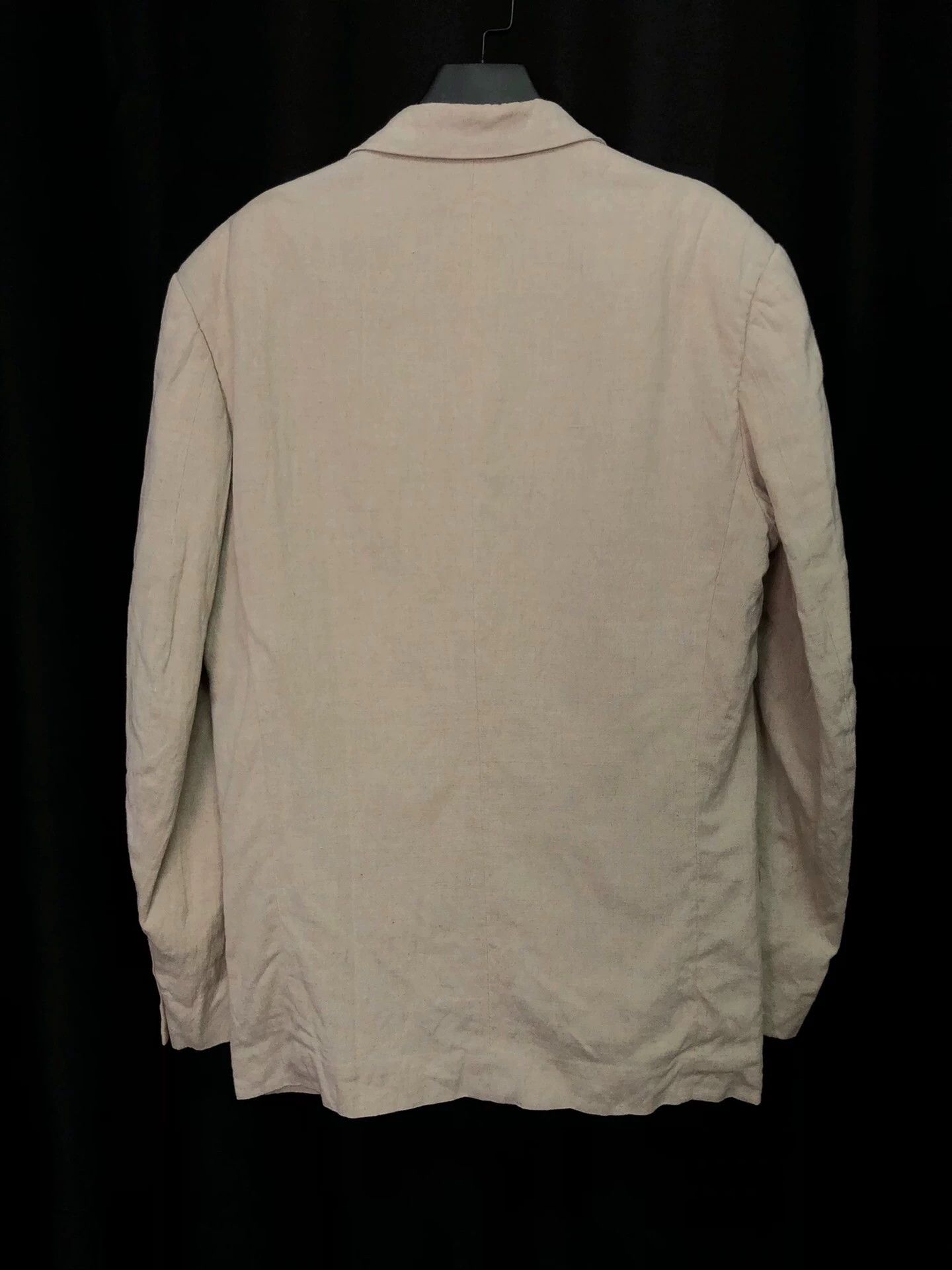 Comme des Garcons CDG Homme+ 1994SS Smart Boy Beige Linen Jacket Red Stitch Size US M / EU 48-50 / 2 - 5 Thumbnail