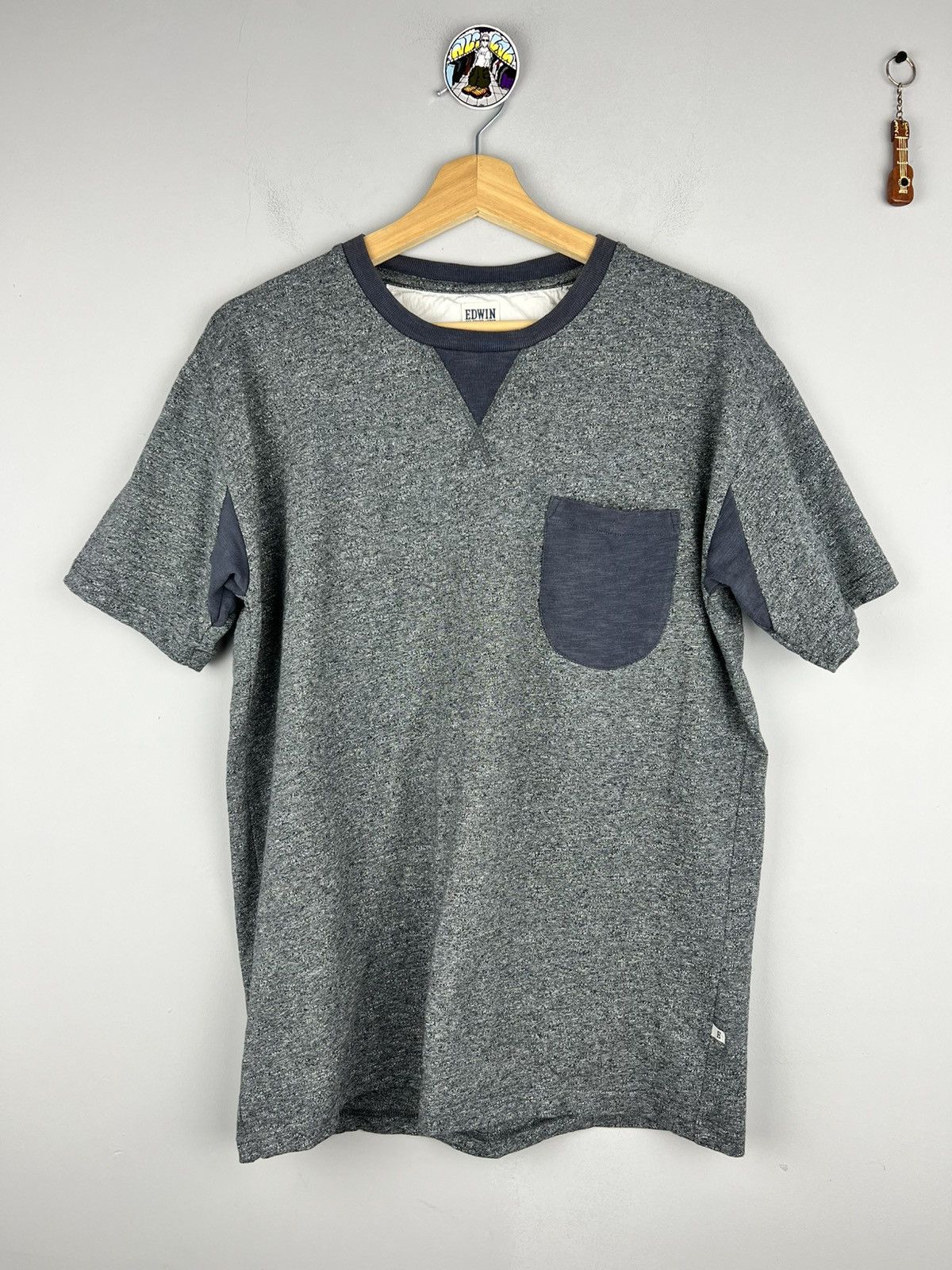 Edwin × Japanese Brand × Vintage Edwin Short sleeve heavy cotton T shirt Size US M / EU 48-50 / 2 - 1 Thumbnail