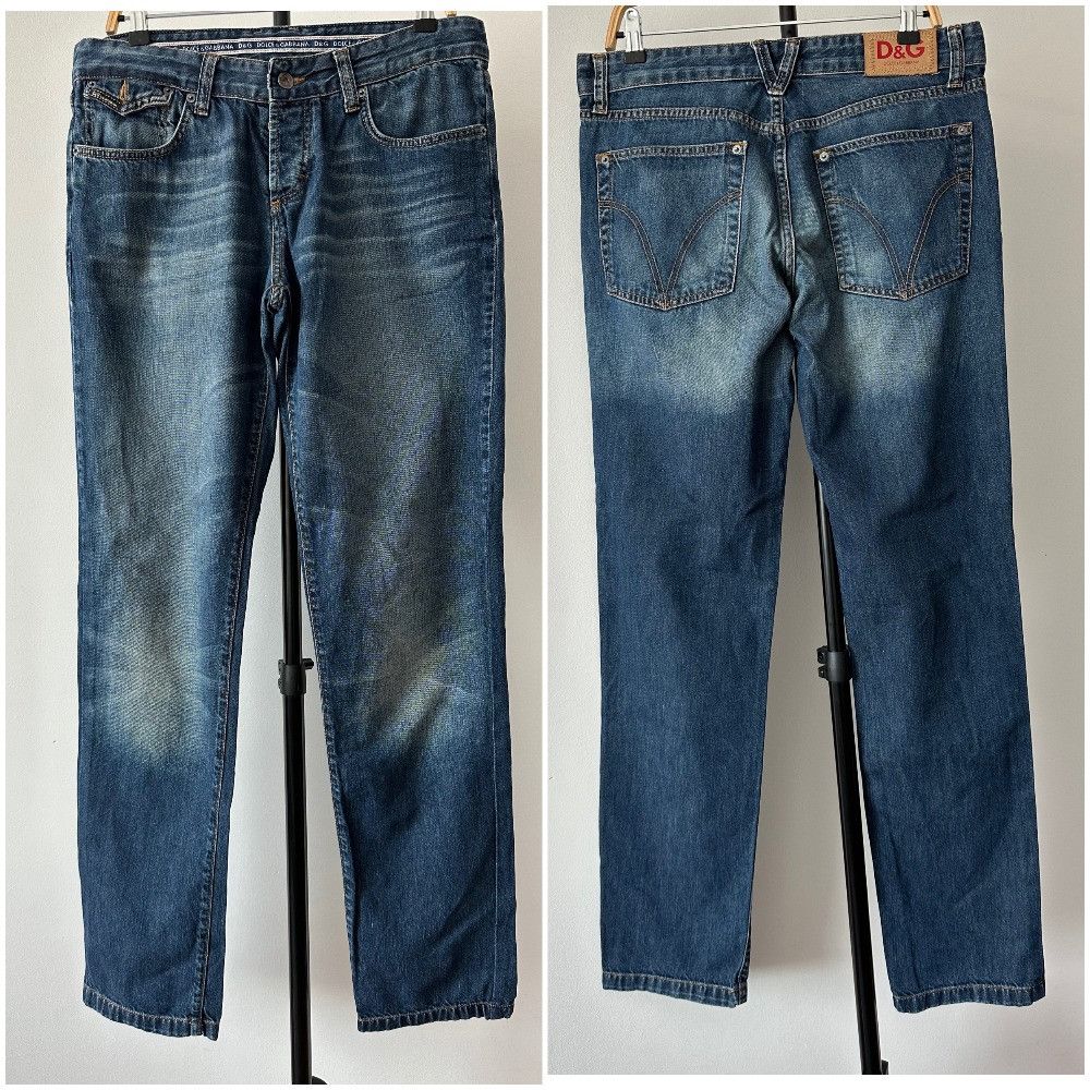 Dolce & Gabbana Dolce Gabbana vintage blue denim jeans pants Size US 33 - 1 Thumbnail