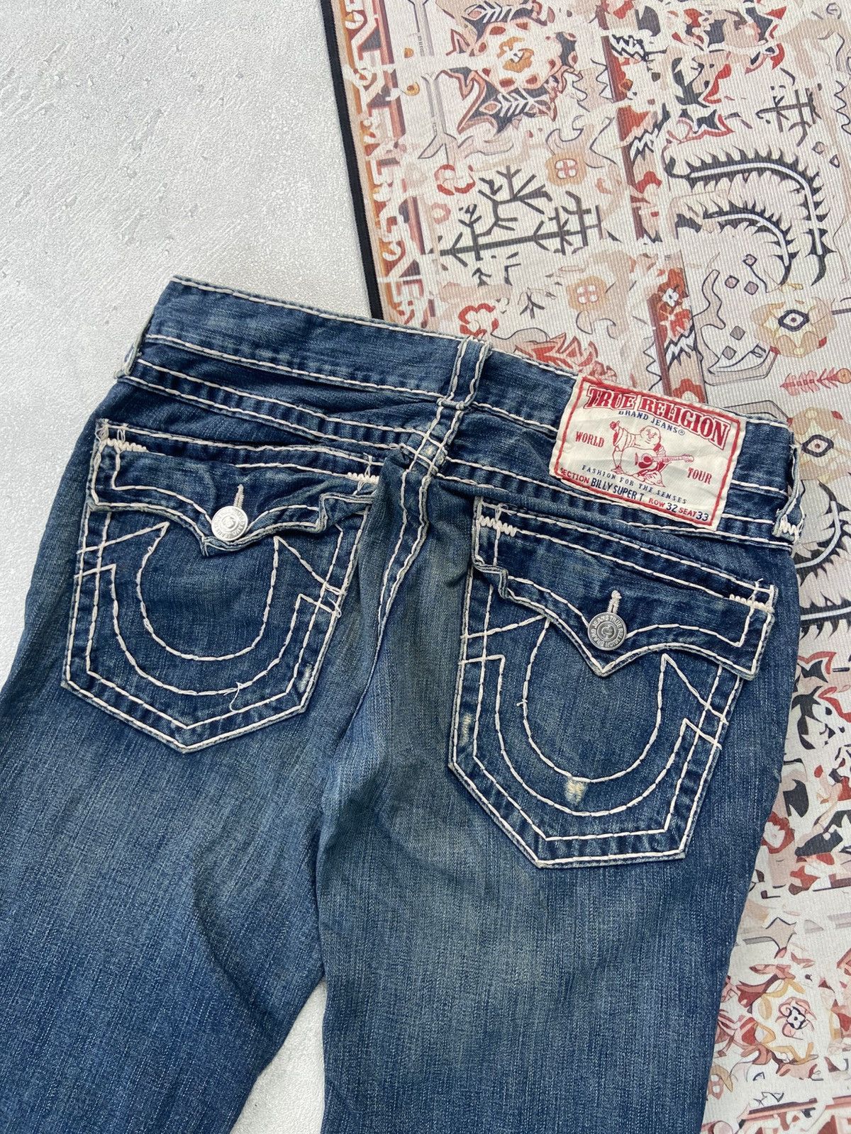 True Religion True Religion Billy Bootcut Jeans Size US 36 / EU 52 - 2 Thumbnail