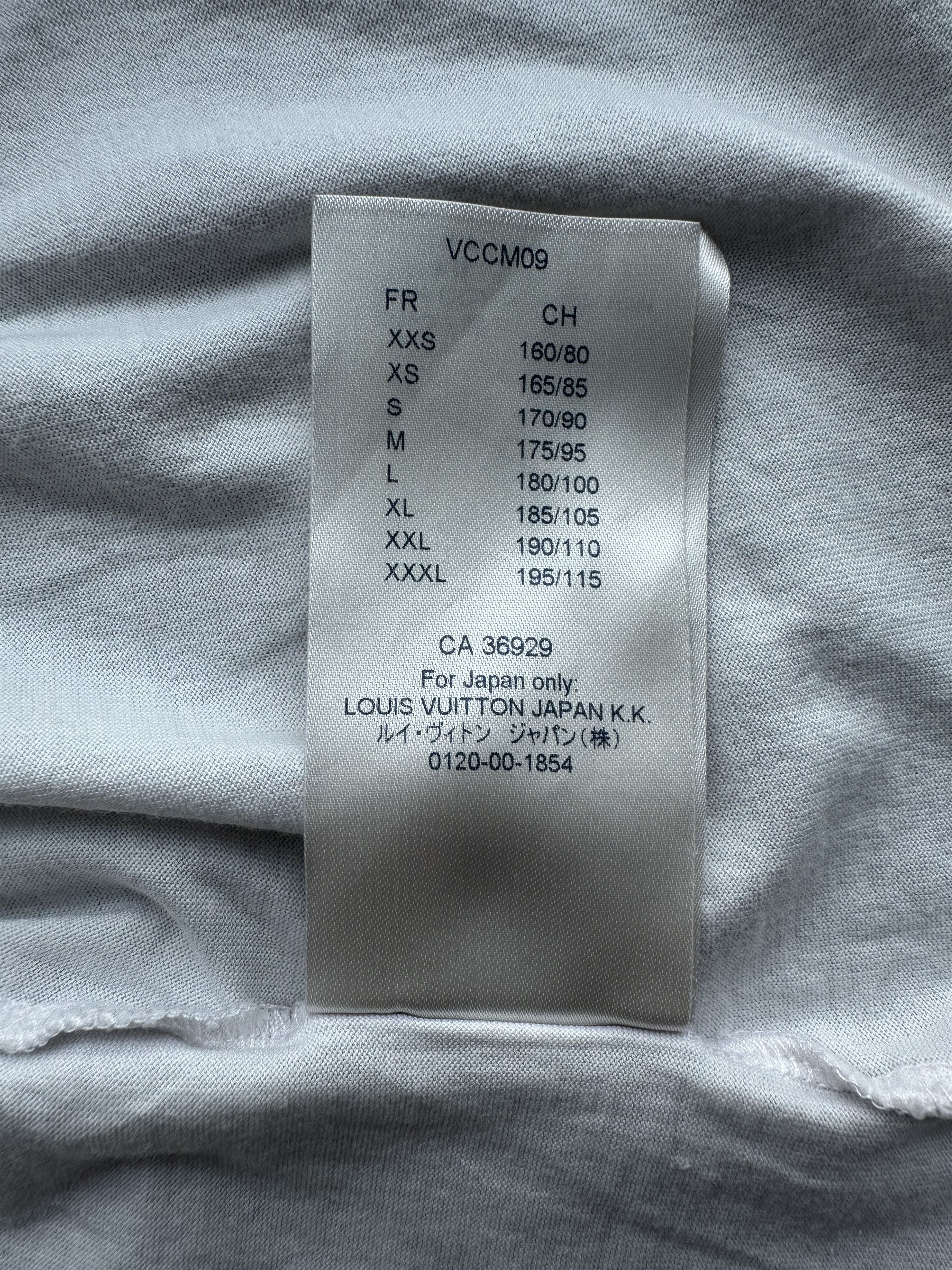 Louis Vuitton Louis Vuitton White Mini Embroidered Logo Classic T-Shirt Size US XXL / EU 58 / 5 - 7 Thumbnail