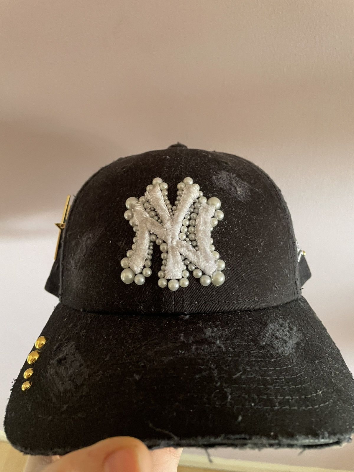 New Era New Era New York Yankees Black Custom Cap Size ONE SIZE - 1 Thumbnail