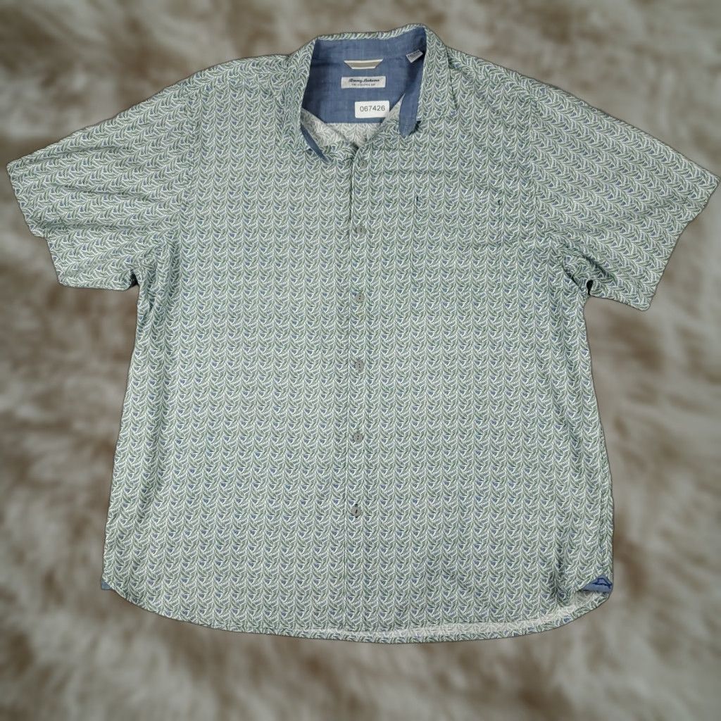 Tommy Bahama Tommy Bahama Shirt Mens 2XL Blue Green Viscose Hawaiian Button Up Short Sleeve Shirt Mens 2XL Blue Green Viscose Hawaiian Button Up Short Sleeve Size US XXL / EU 58 / 5 - 1 Thumbnail